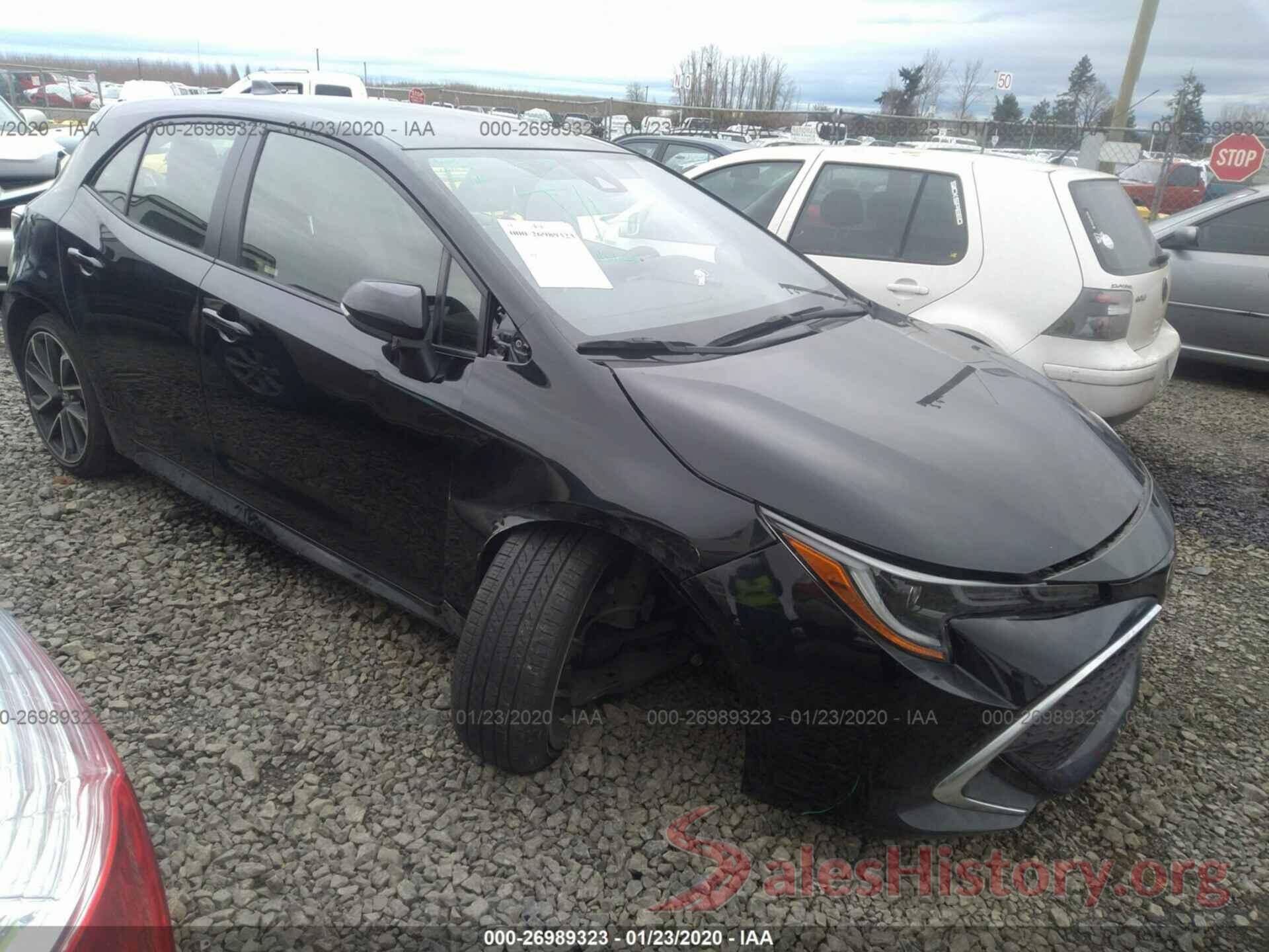 JTNK4RBE1K3015498 2019 TOYOTA COROLLA