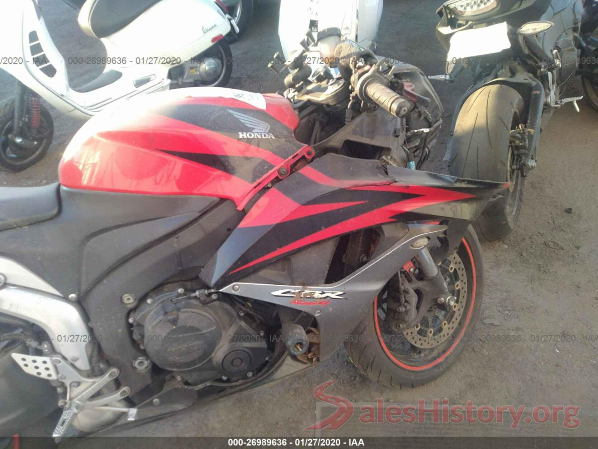 JH2PC40147M001619 2007 HONDA CBR600