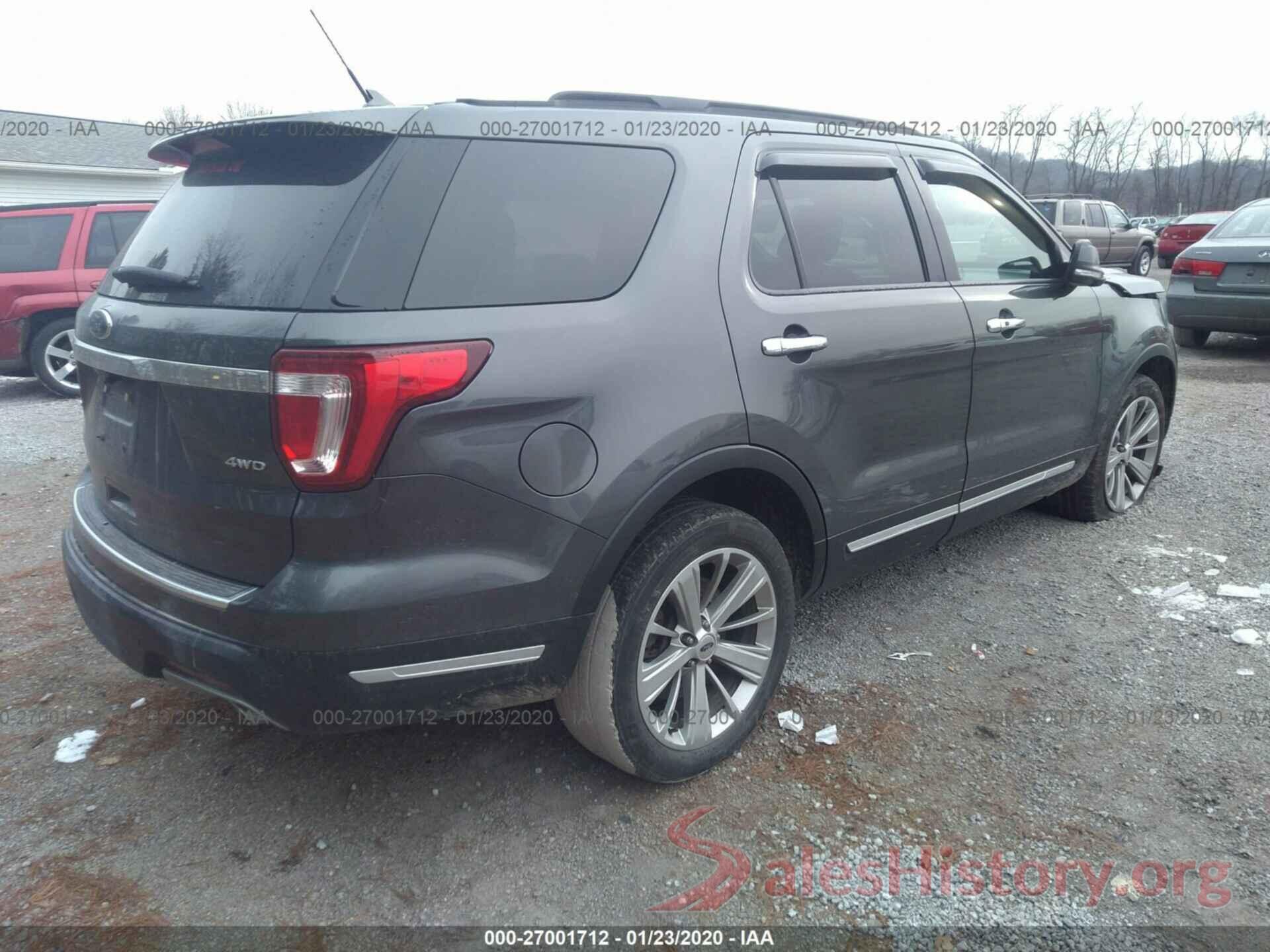 1FM5K8F84JGA26178 2018 FORD EXPLORER