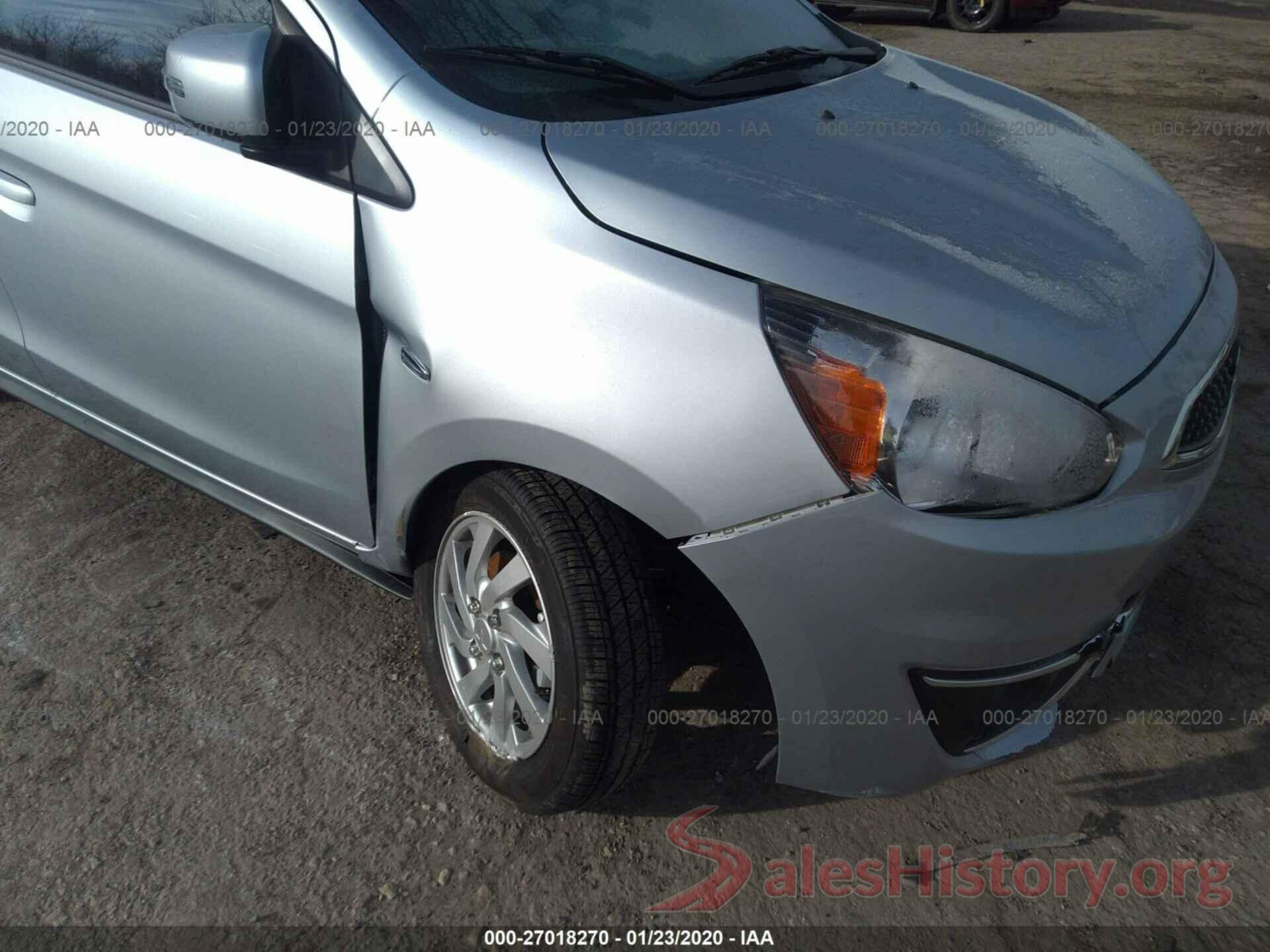 ML32A4HJ4KH006126 2019 MITSUBISHI MIRAGE