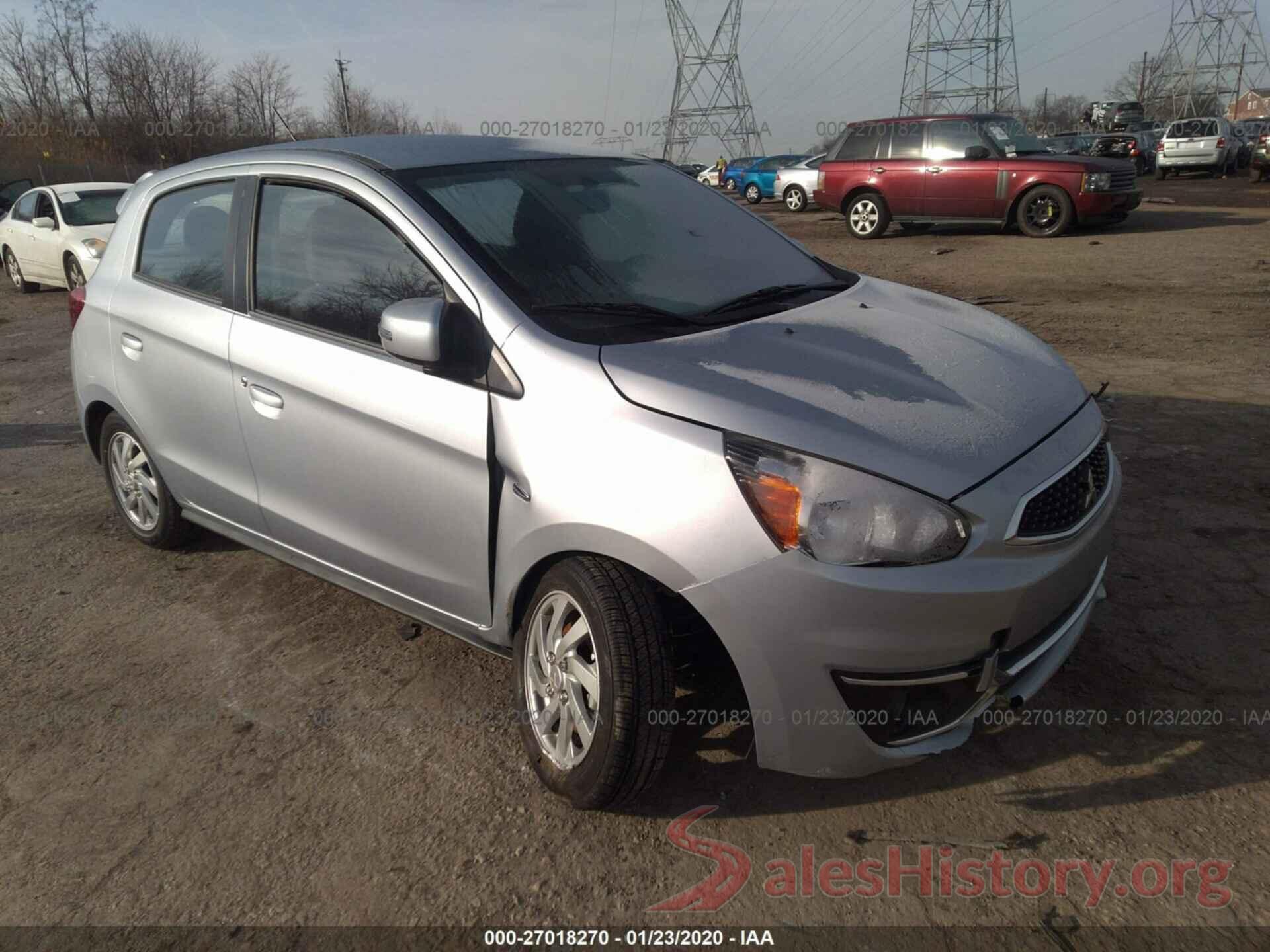 ML32A4HJ4KH006126 2019 MITSUBISHI MIRAGE