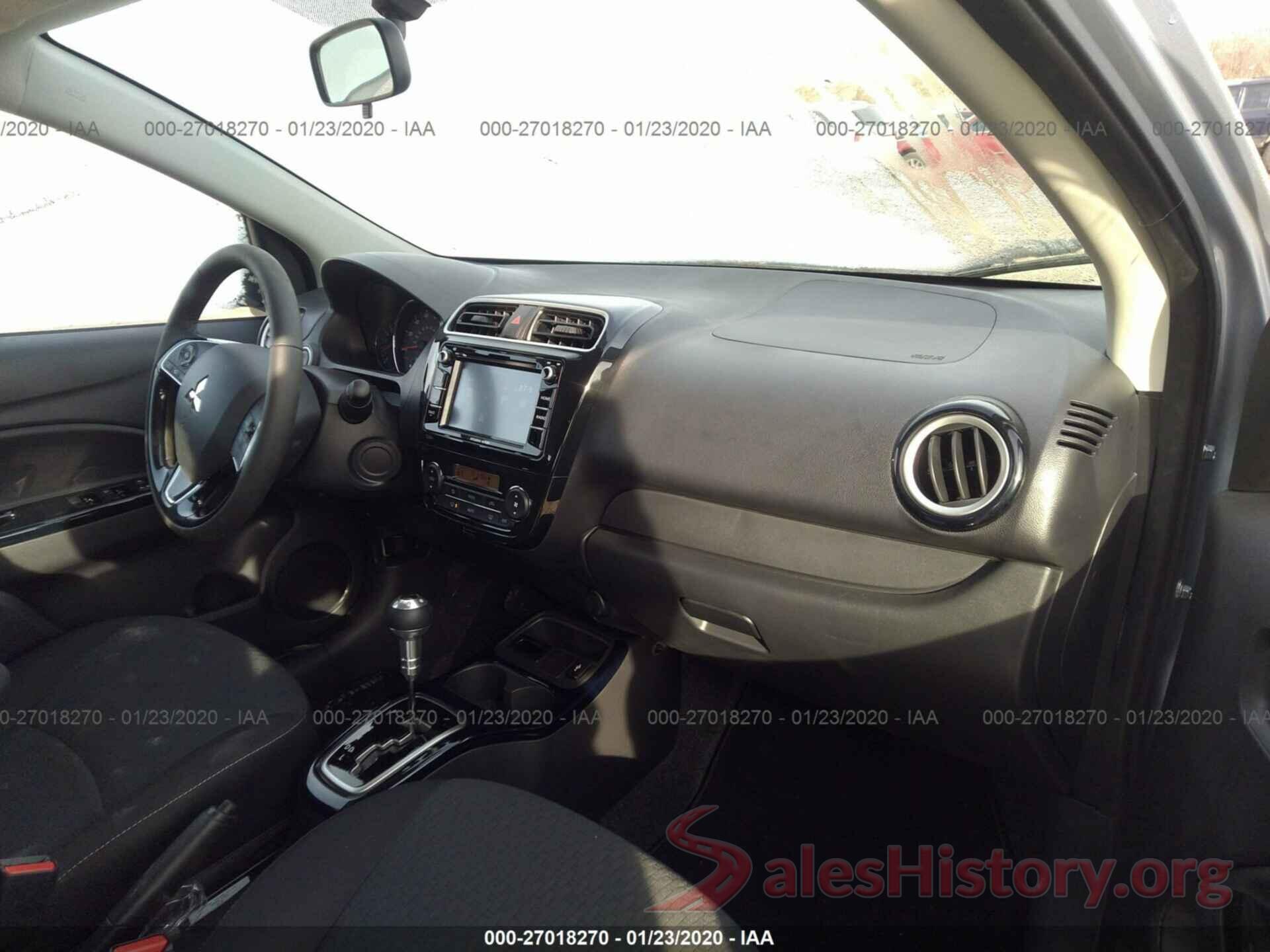 ML32A4HJ4KH006126 2019 MITSUBISHI MIRAGE