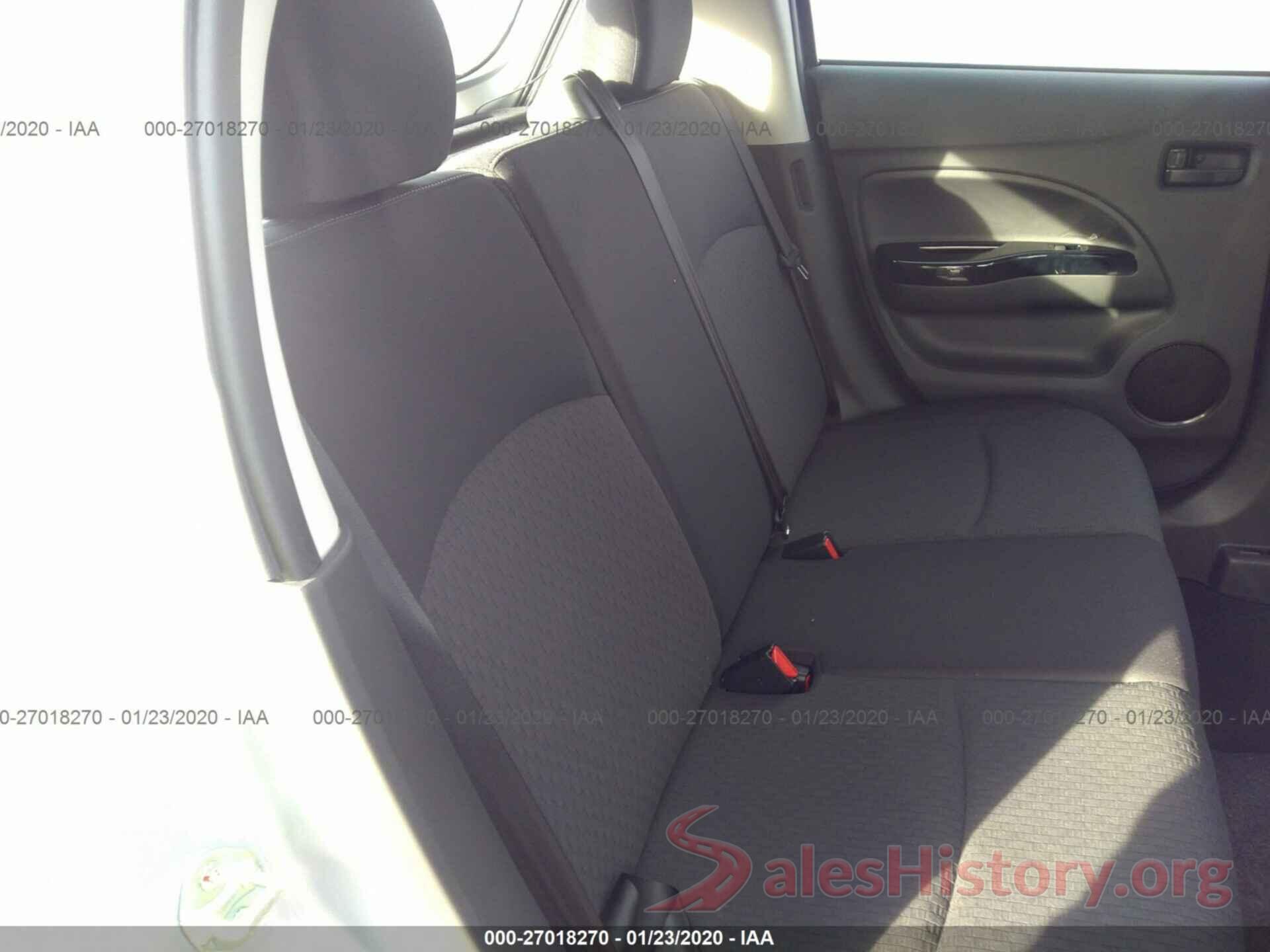 ML32A4HJ4KH006126 2019 MITSUBISHI MIRAGE