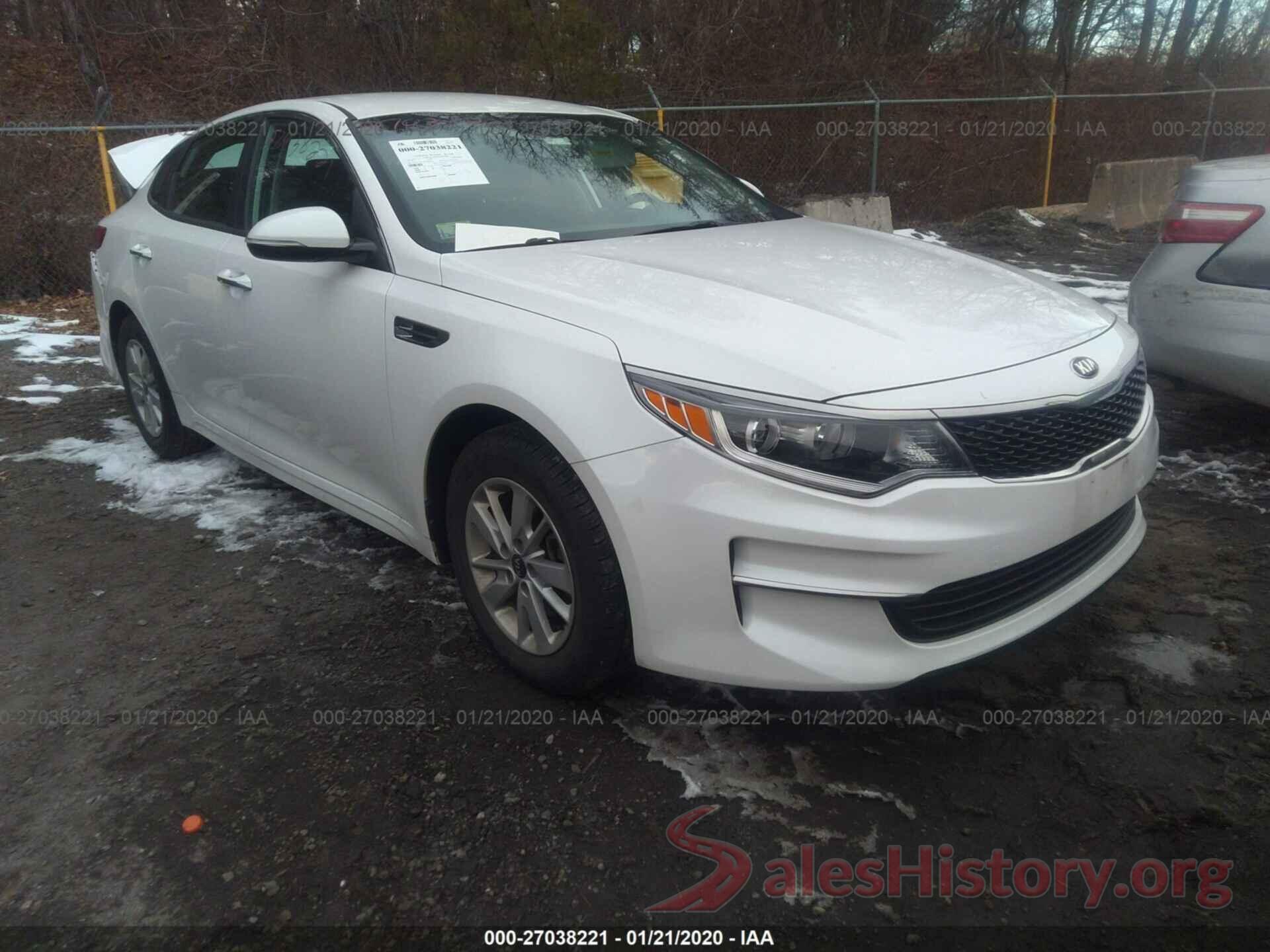 KNAGT4L37G5086050 2016 KIA OPTIMA