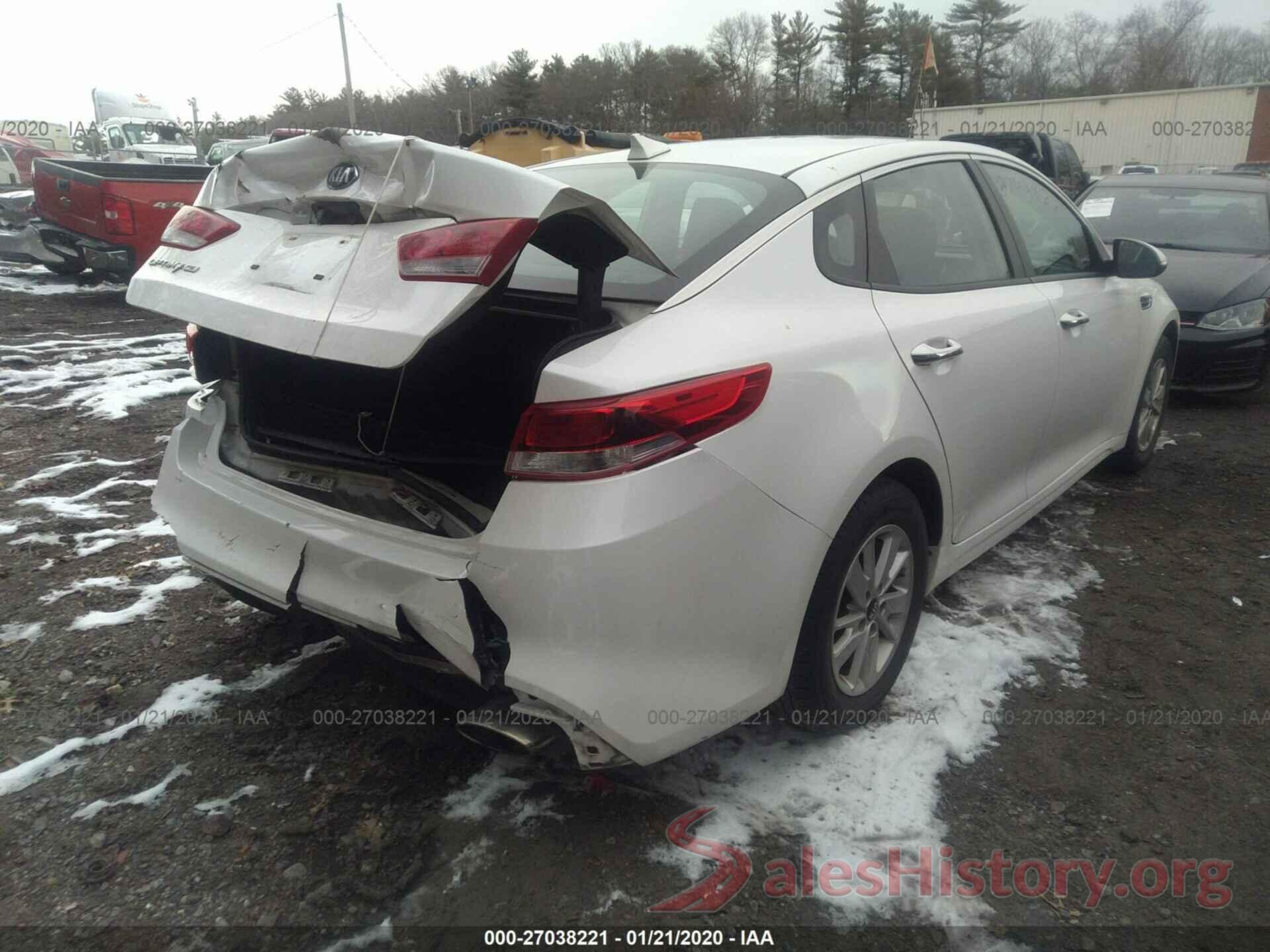 KNAGT4L37G5086050 2016 KIA OPTIMA