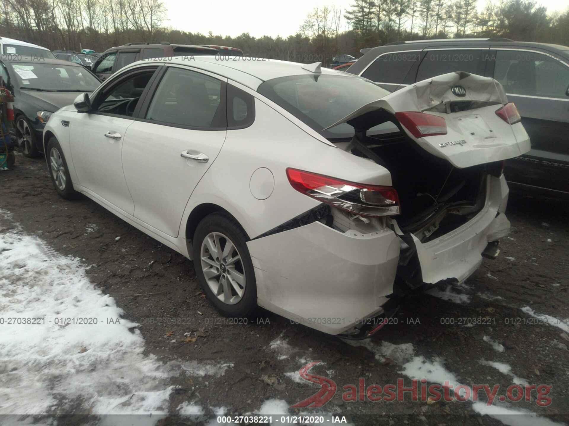 KNAGT4L37G5086050 2016 KIA OPTIMA