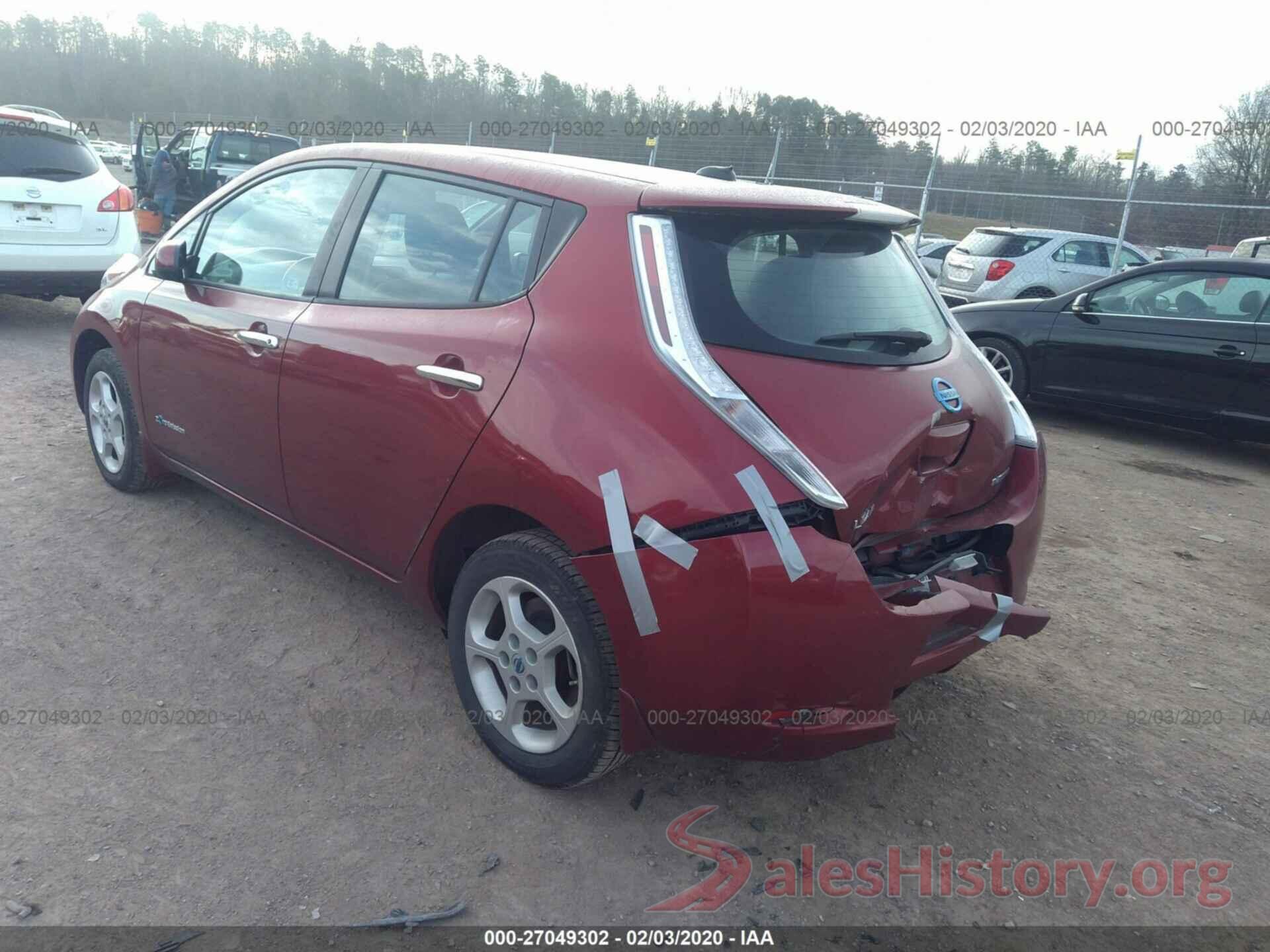 1N4AZ0CP9DC412351 2013 NISSAN LEAF