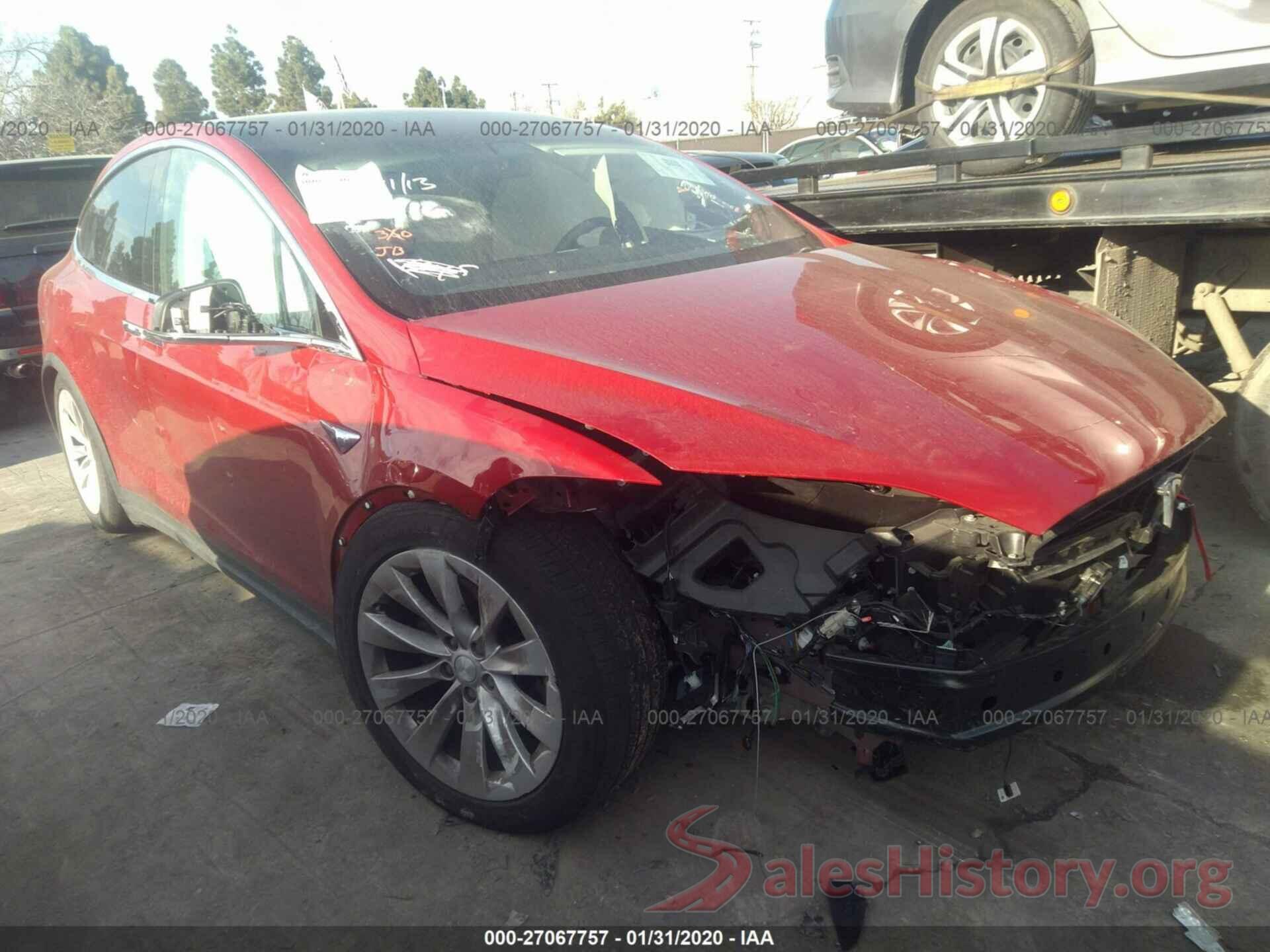 5YJXCAE22HF060896 2017 TESLA MODEL X