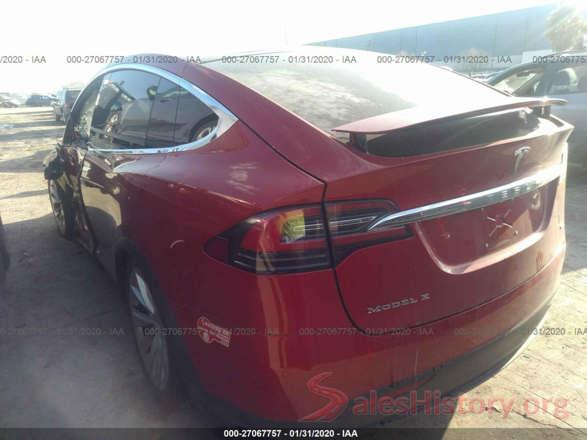 5YJXCAE22HF060896 2017 TESLA MODEL X