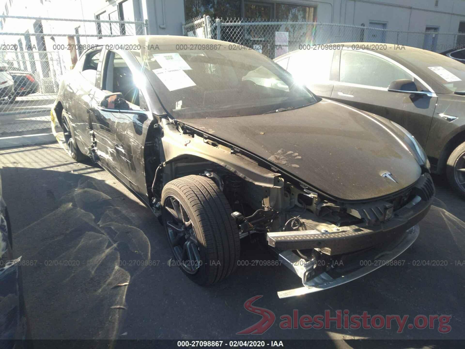 5YJ3E1EA7KF428948 2019 TESLA MODEL 3