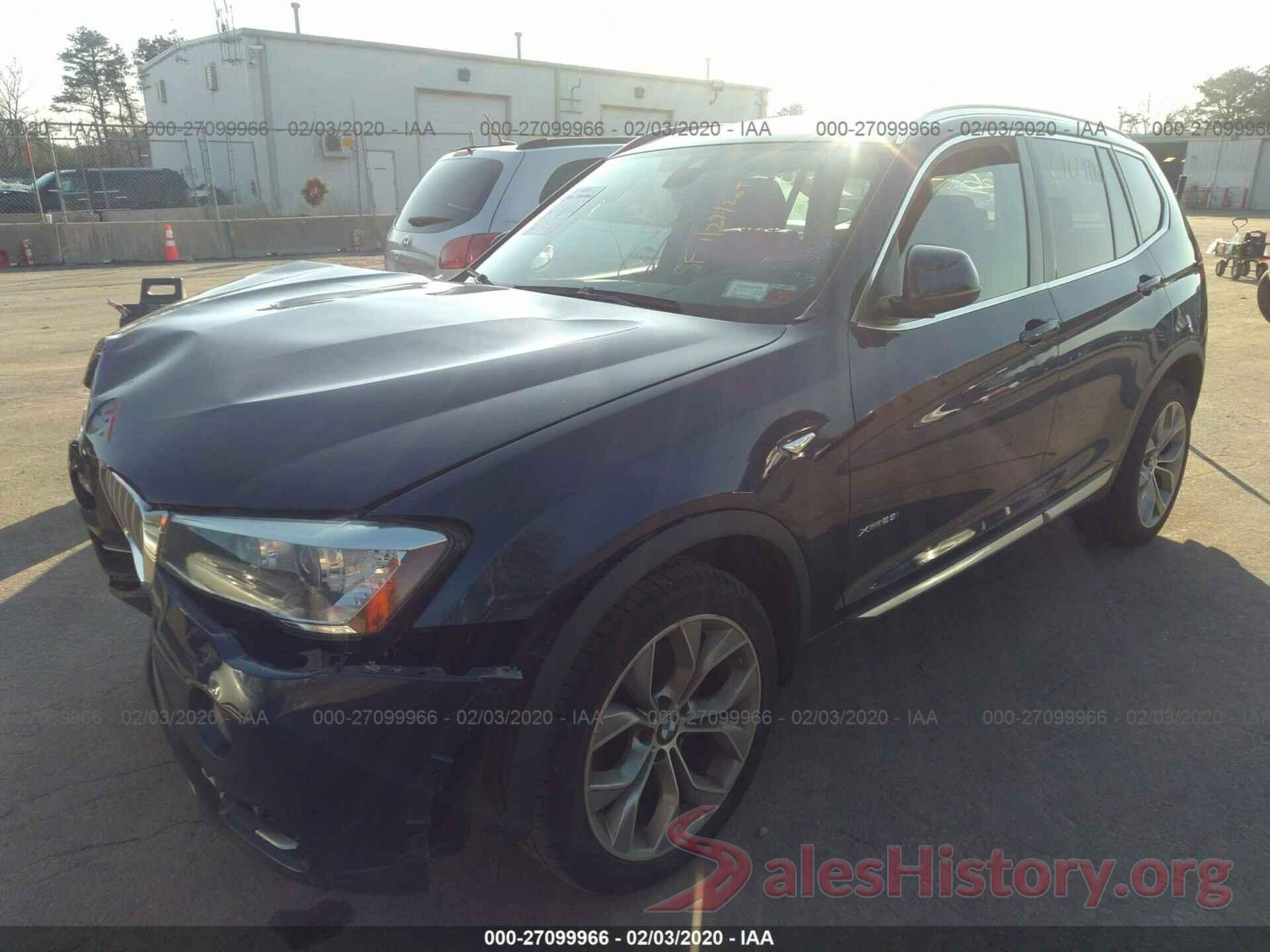 5UXWX9C5XG0D82860 2016 BMW X3