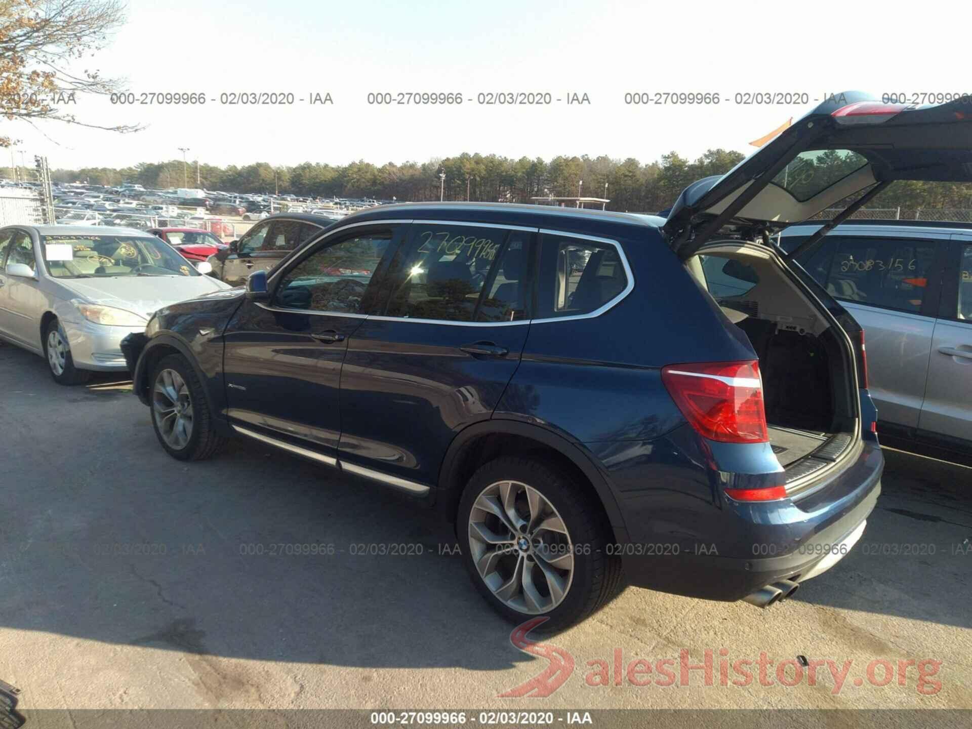 5UXWX9C5XG0D82860 2016 BMW X3