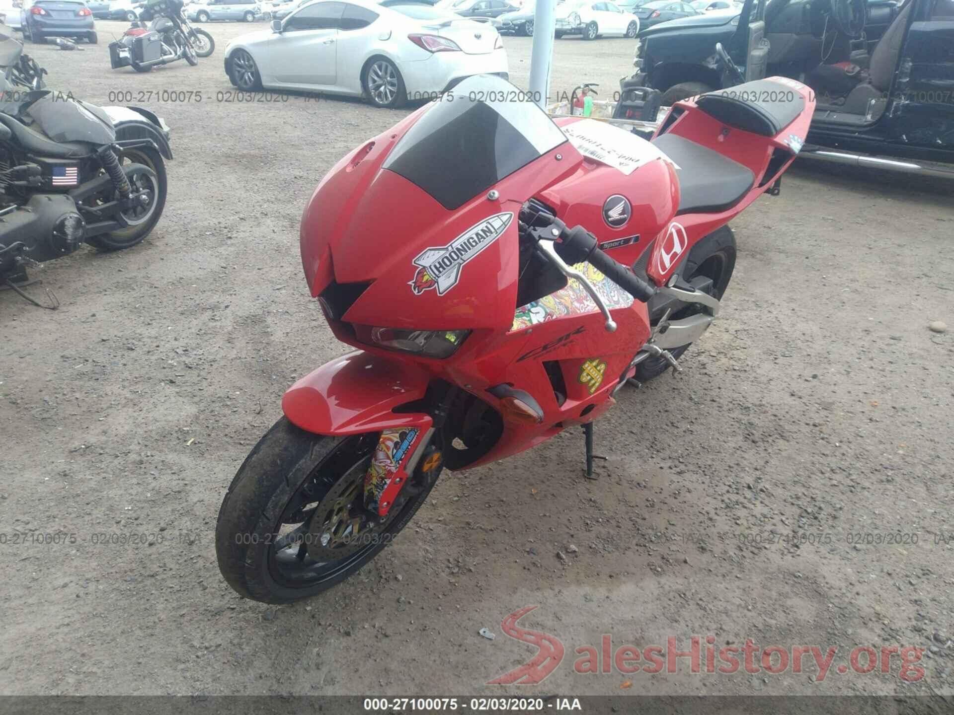 JH2PC4014EK700032 2014 HONDA CBR600