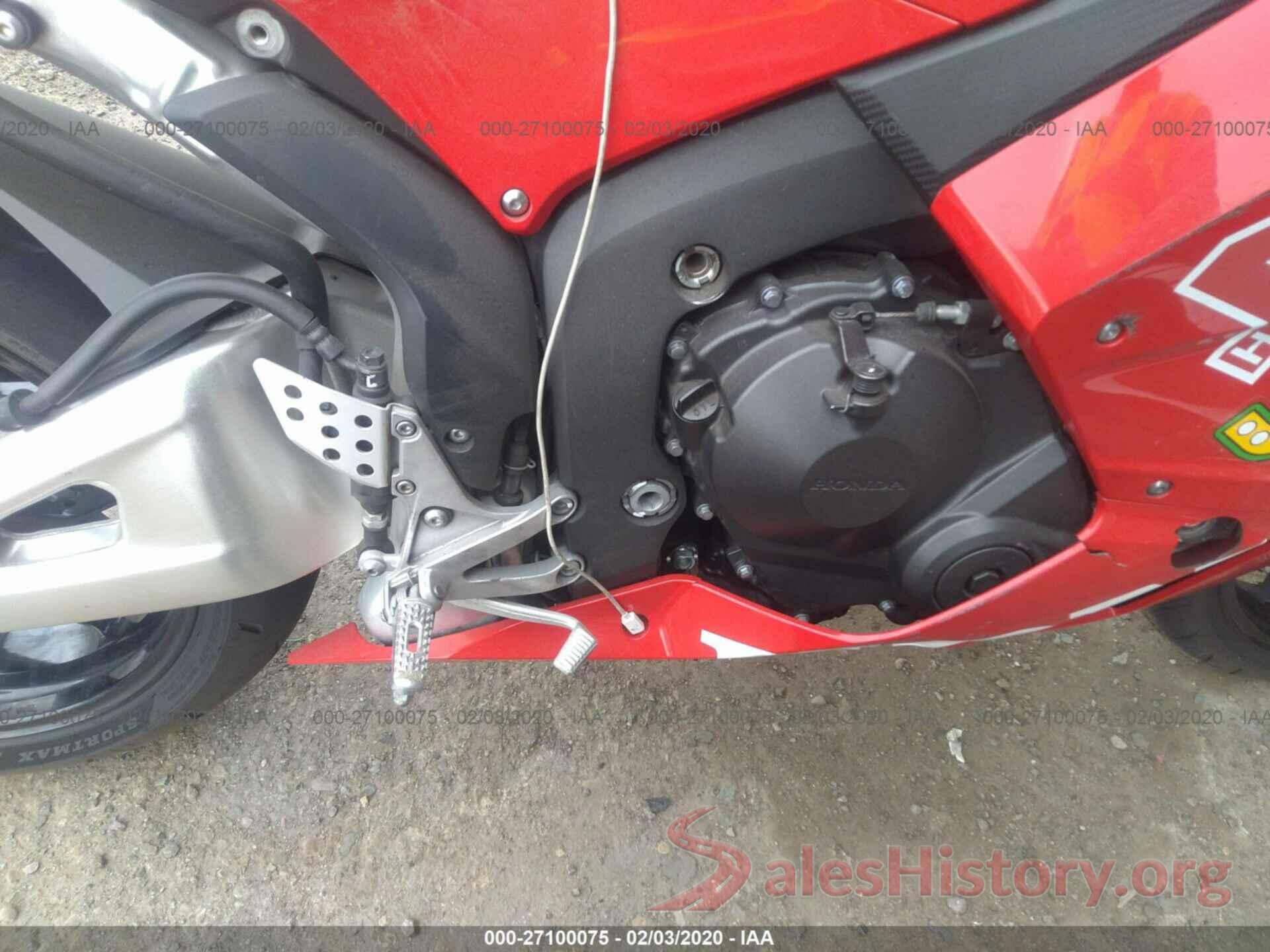 JH2PC4014EK700032 2014 HONDA CBR600