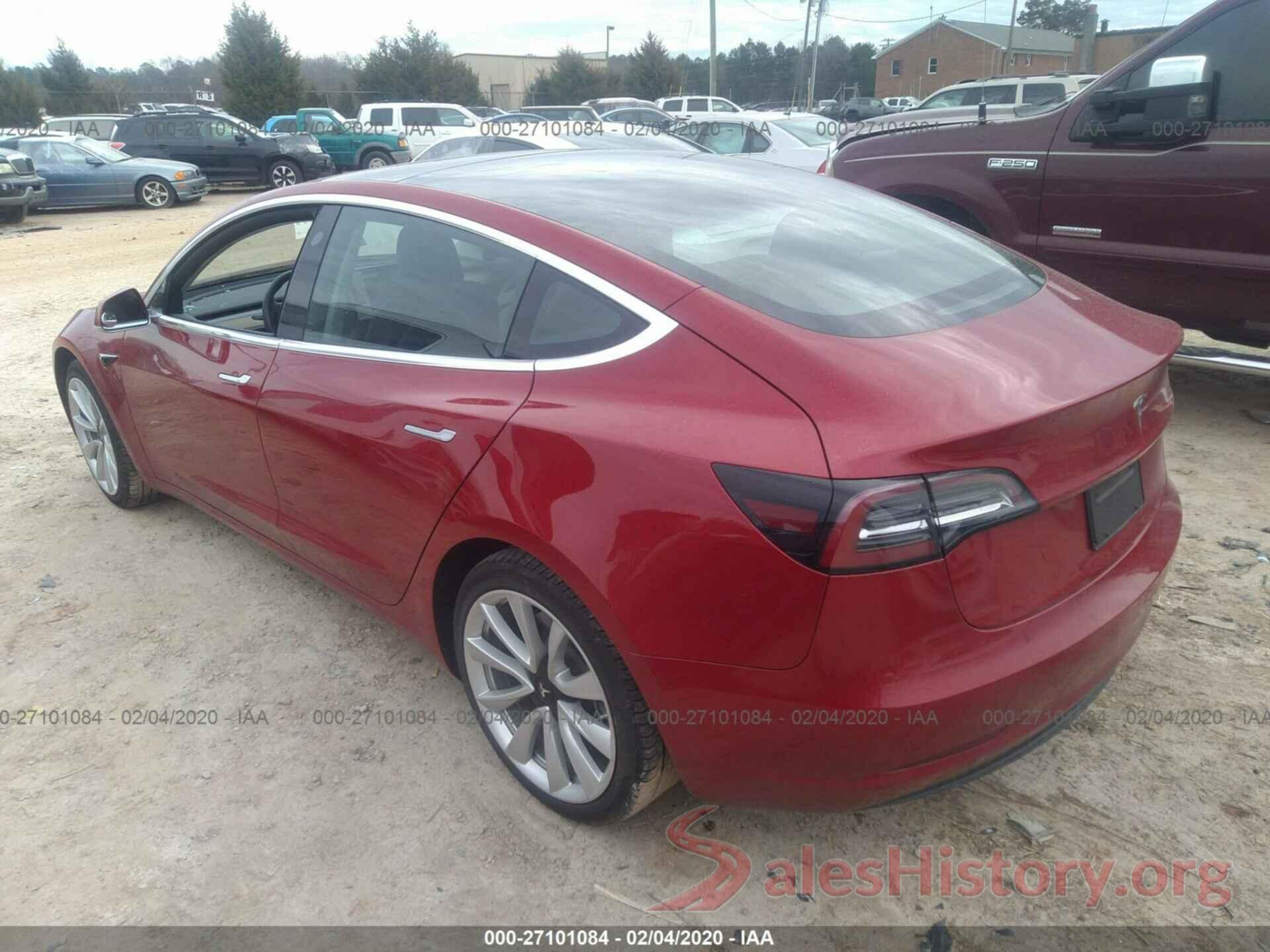 5YJ3E1EA0KF314516 2019 TESLA MODEL 3