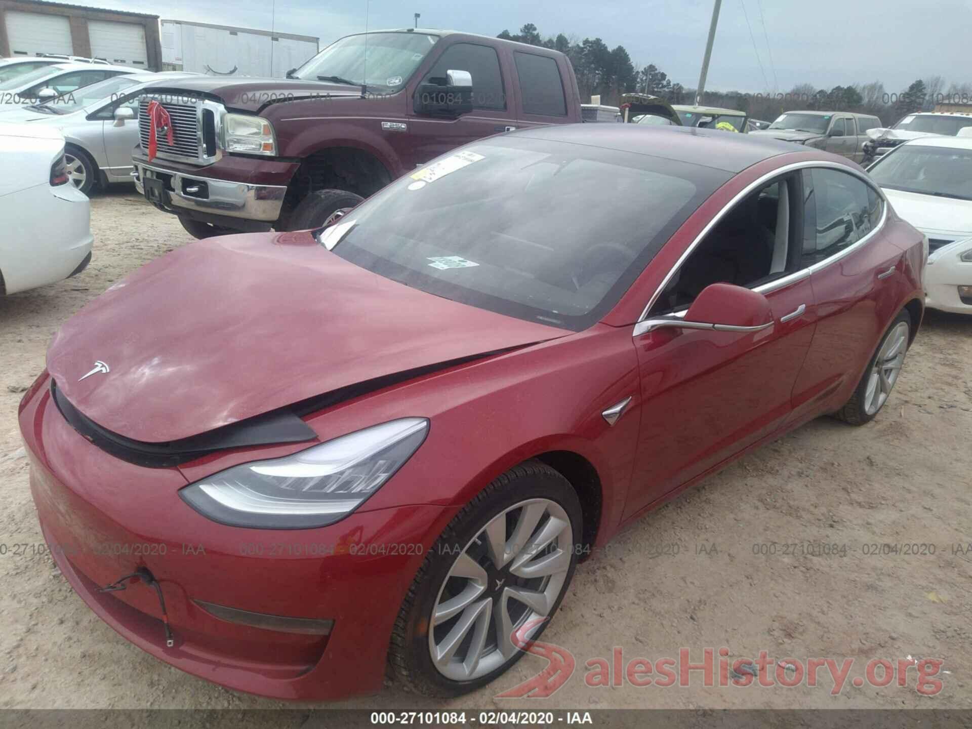 5YJ3E1EA0KF314516 2019 TESLA MODEL 3