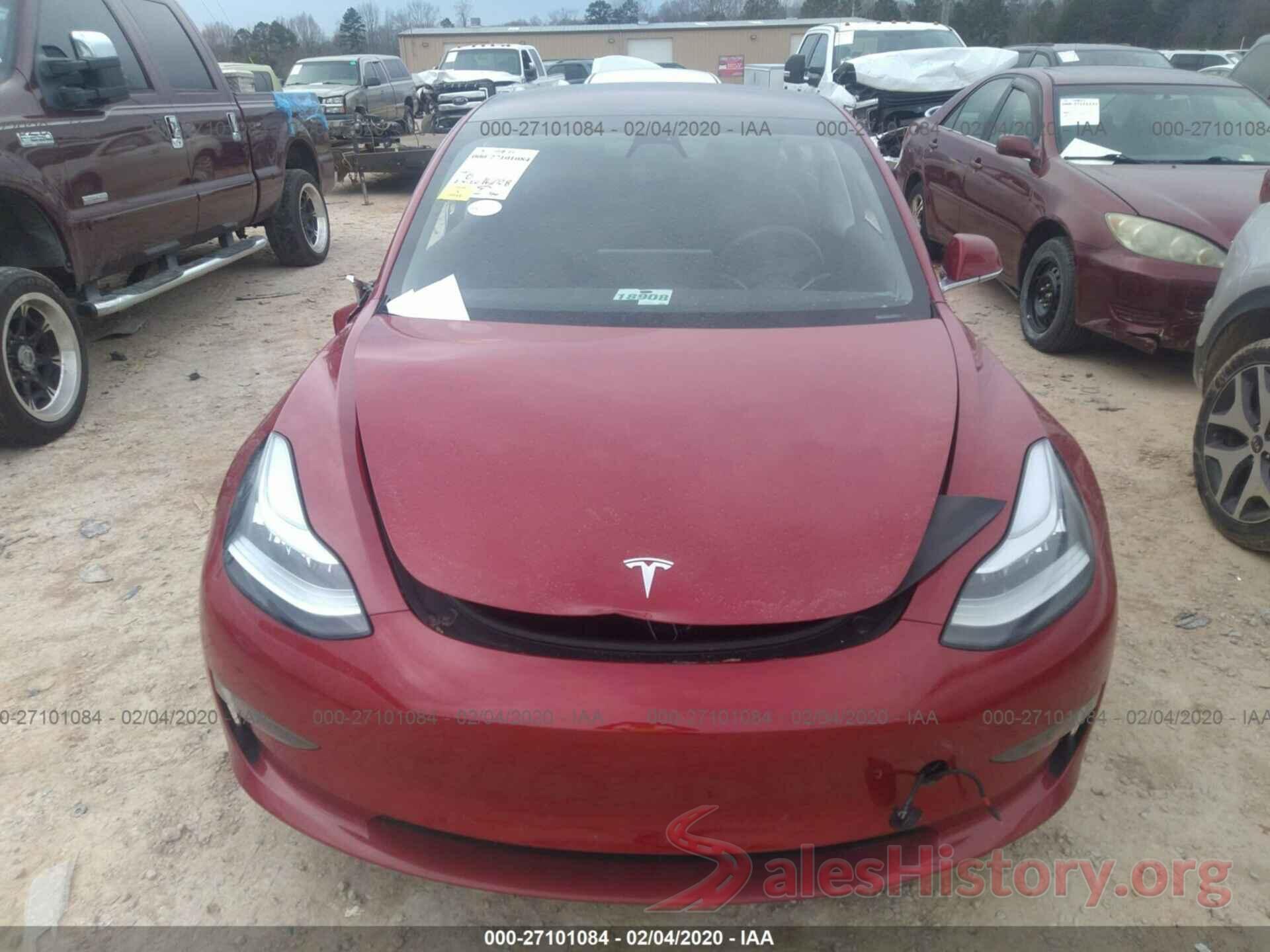 5YJ3E1EA0KF314516 2019 TESLA MODEL 3