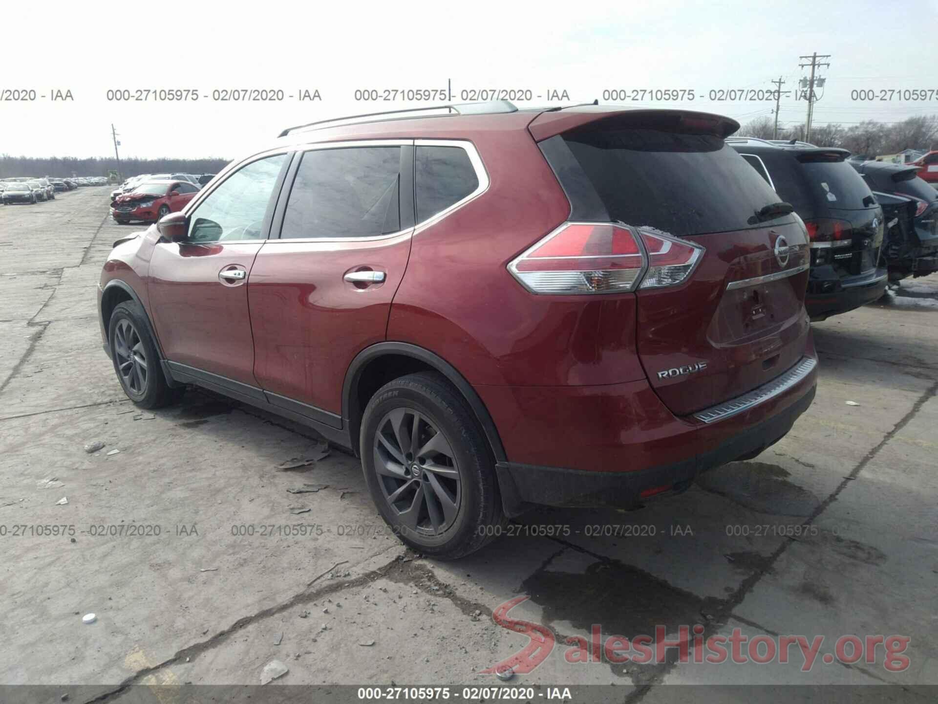 5N1AT2MV2GC862590 2016 NISSAN ROGUE