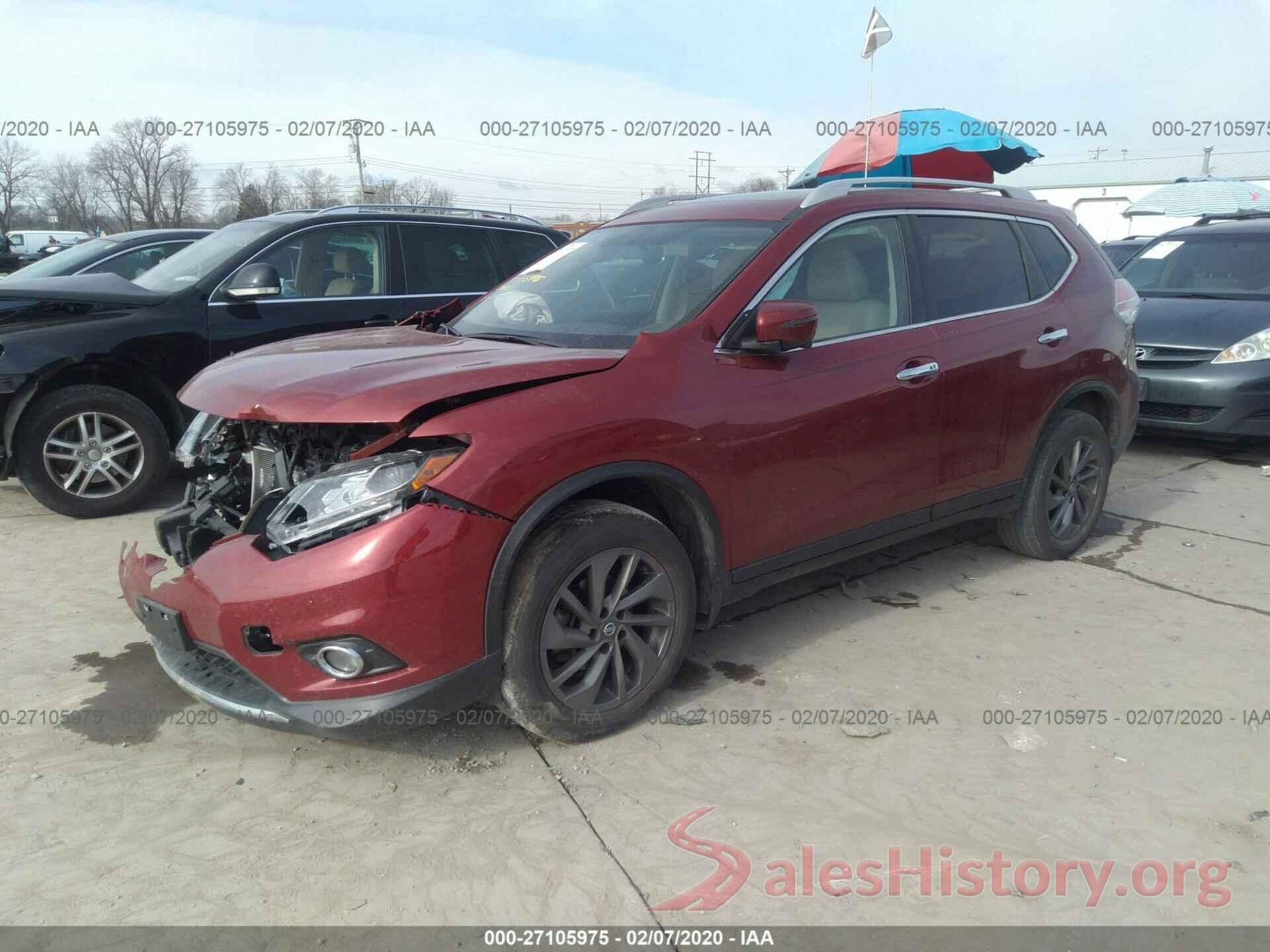 5N1AT2MV2GC862590 2016 NISSAN ROGUE