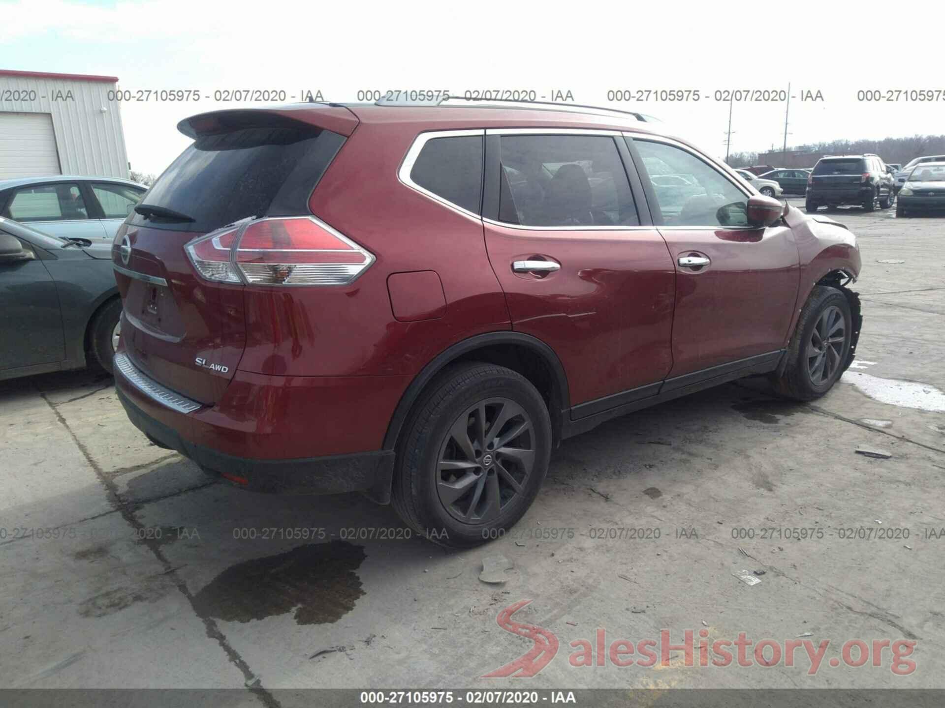 5N1AT2MV2GC862590 2016 NISSAN ROGUE