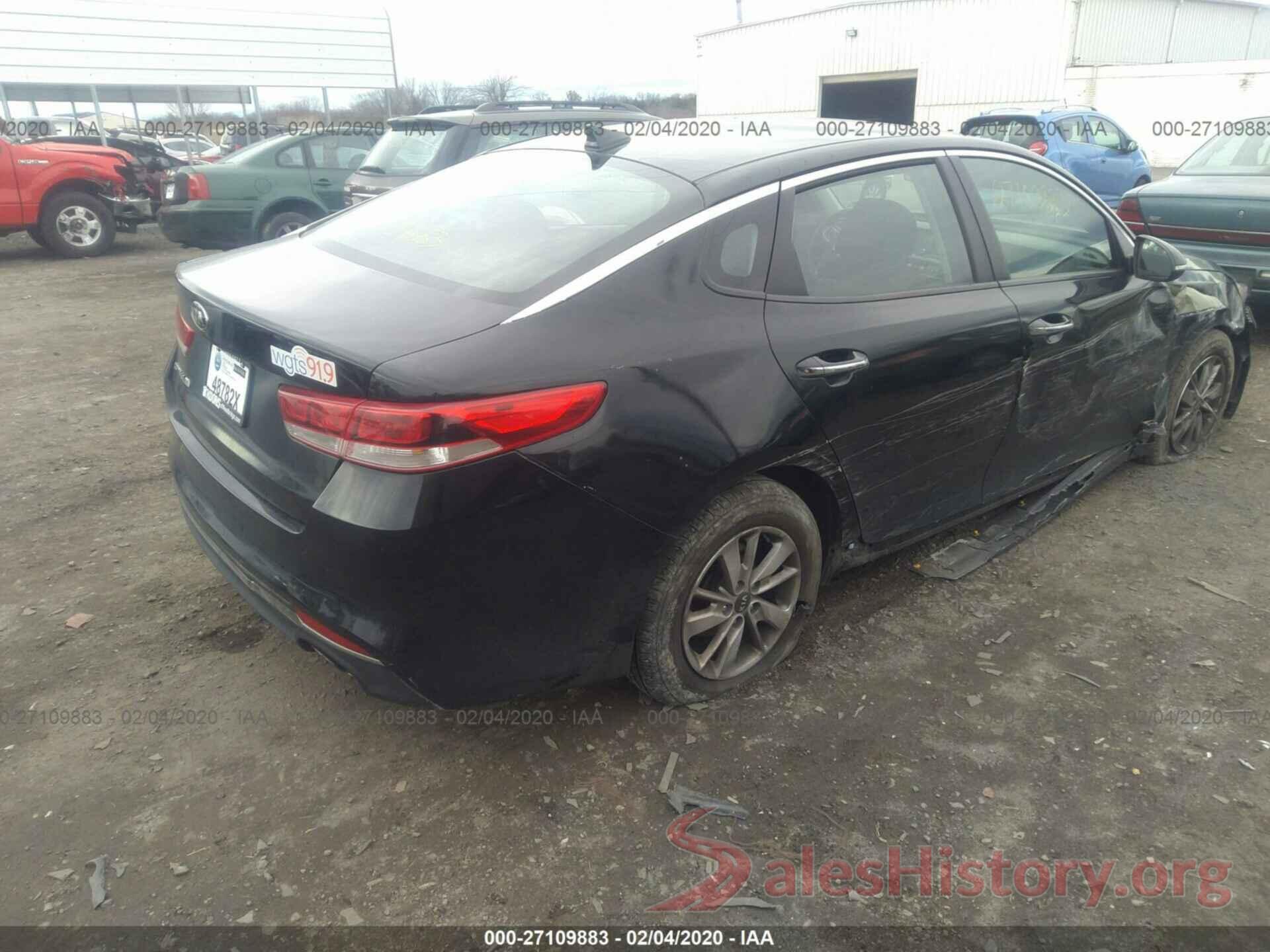 5XXGT4L38GG029029 2016 KIA OPTIMA