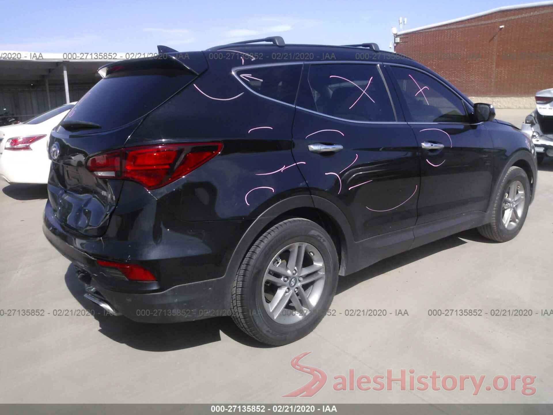 5NMZU3LB7JH105890 2018 HYUNDAI SANTA FE SPORT