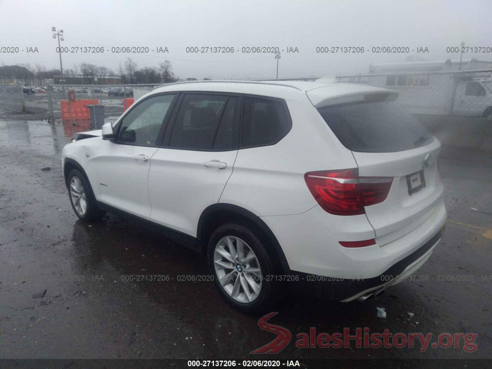 5UXWX9C53H0T12244 2017 BMW X3