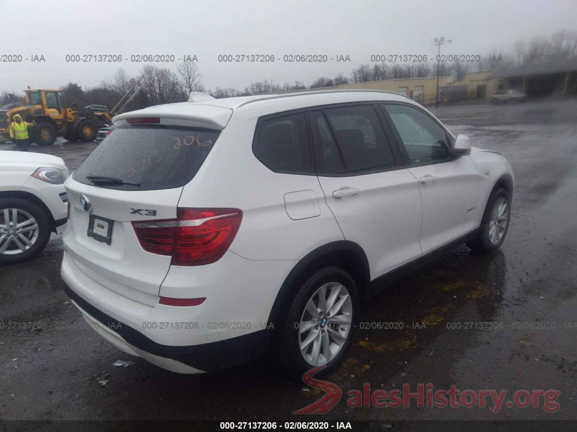 5UXWX9C53H0T12244 2017 BMW X3