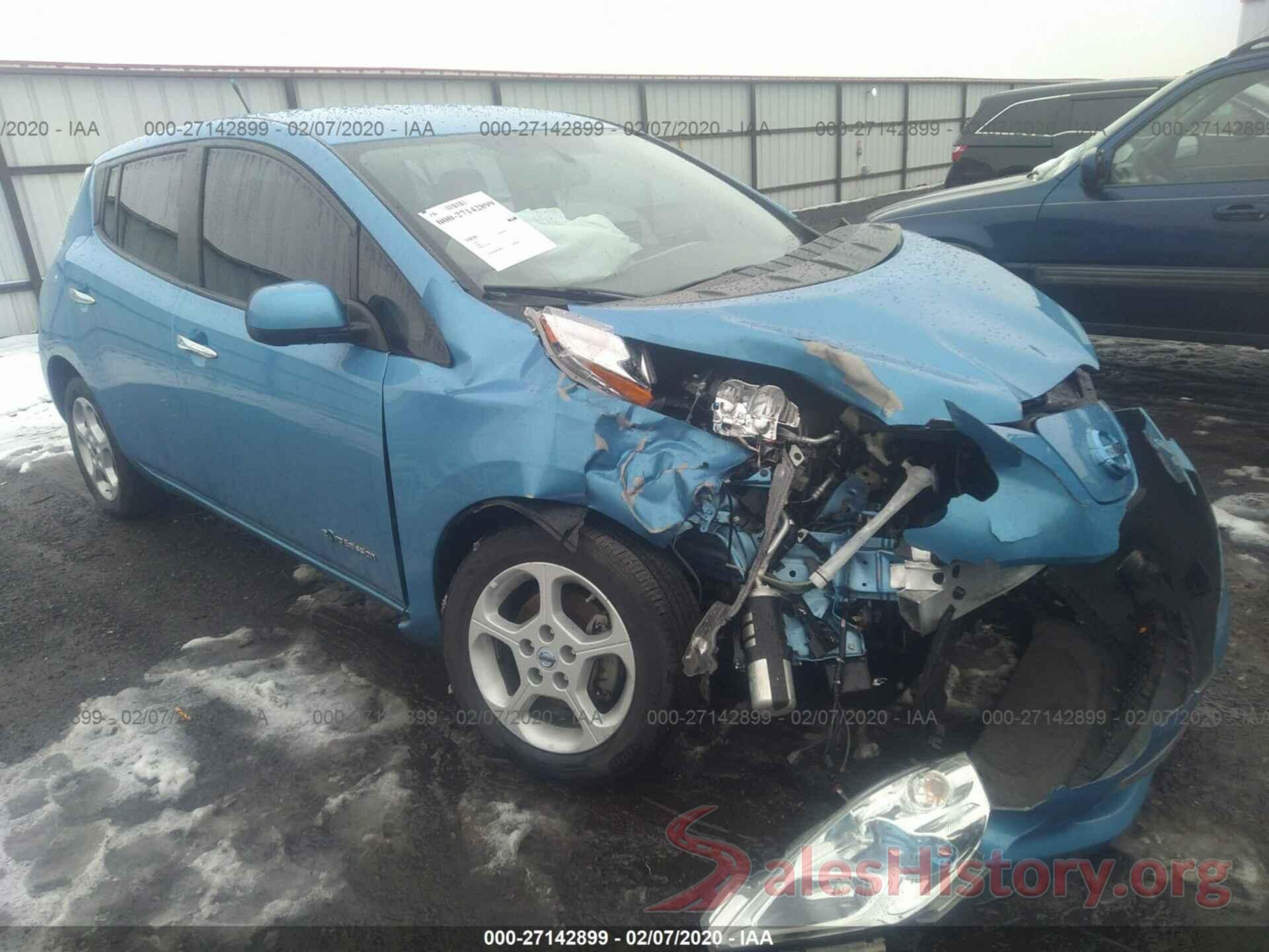 1N4AZ0CP6DC411951 2013 NISSAN LEAF