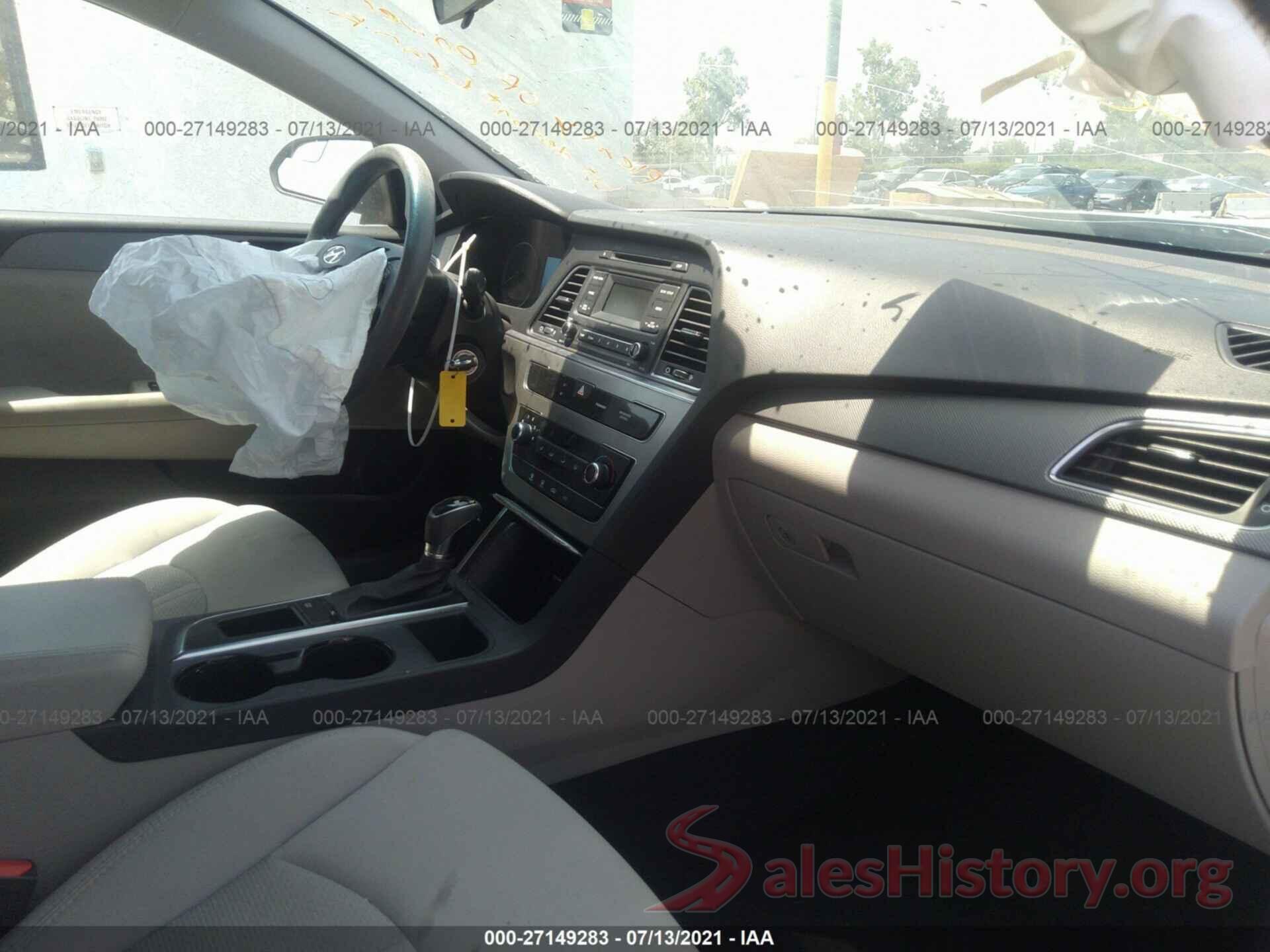 5NPE24AF5HH586302 2017 HYUNDAI SONATA