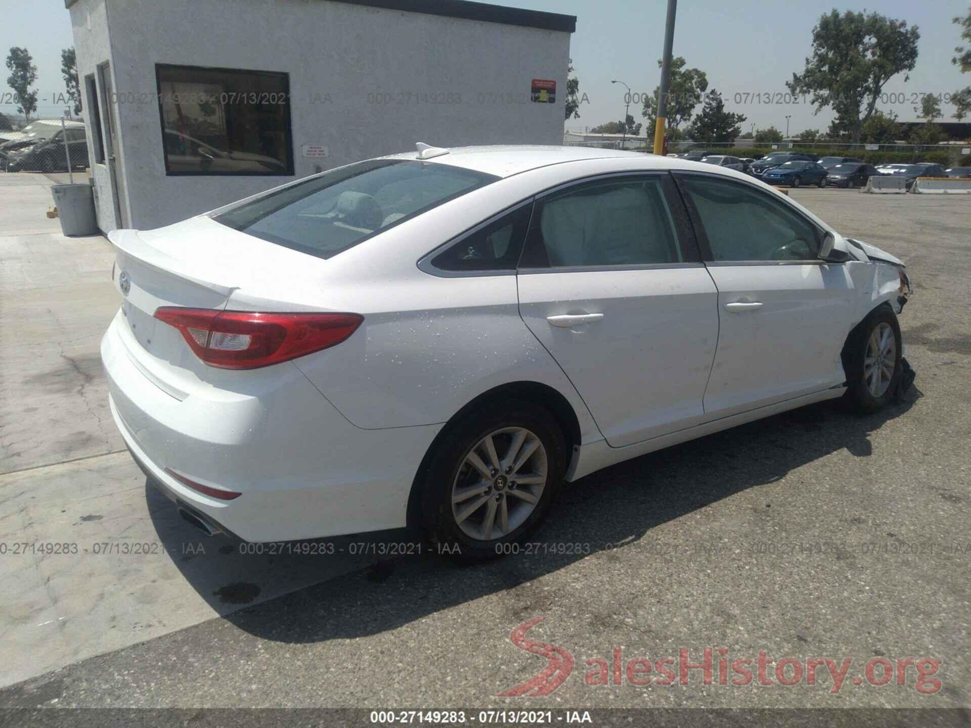 5NPE24AF5HH586302 2017 HYUNDAI SONATA