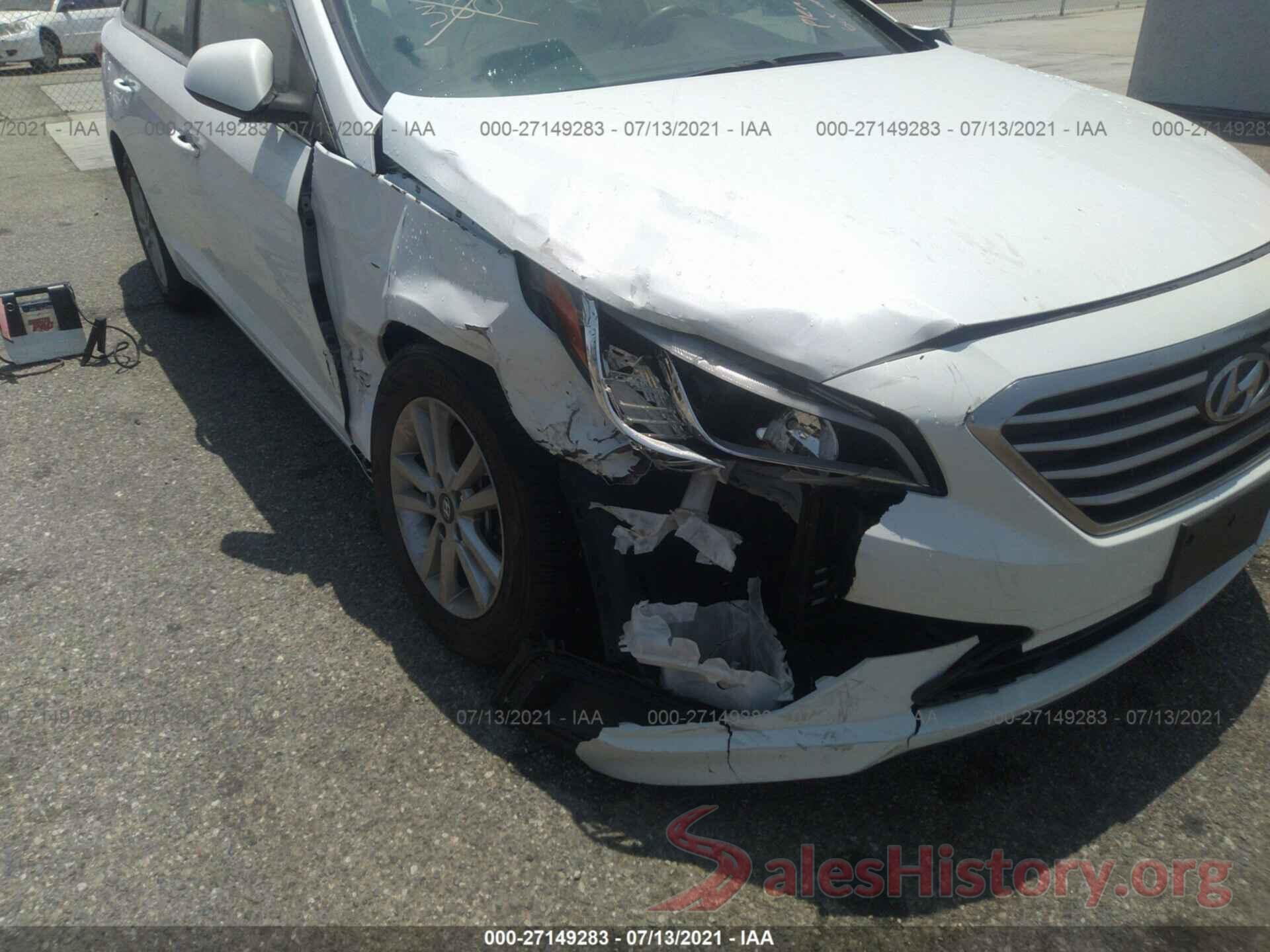 5NPE24AF5HH586302 2017 HYUNDAI SONATA