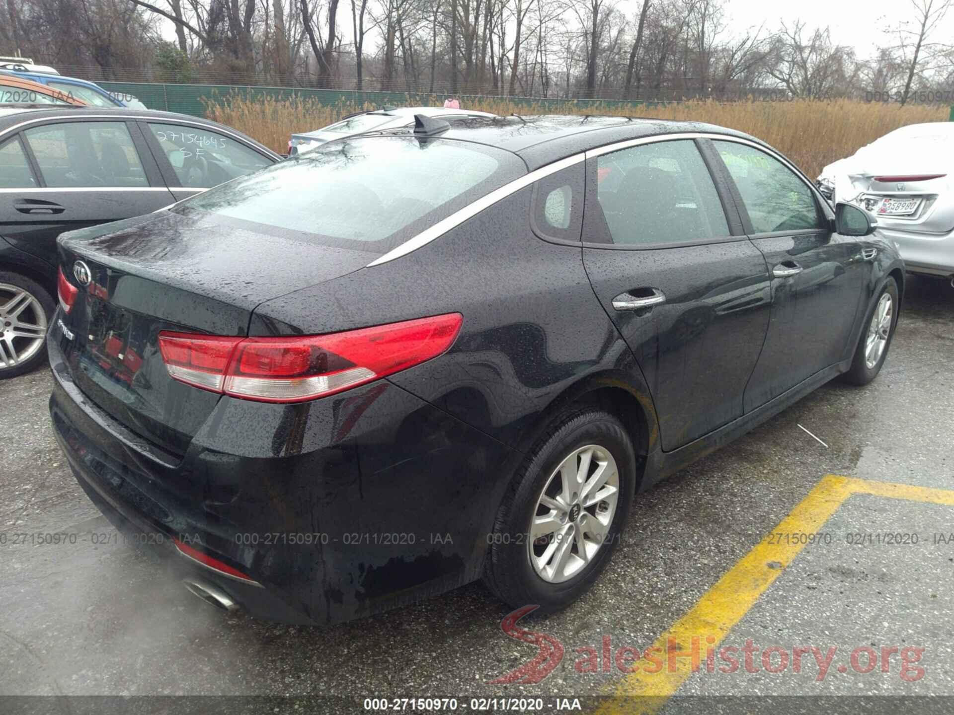 5XXGT4L39GG097114 2016 KIA OPTIMA