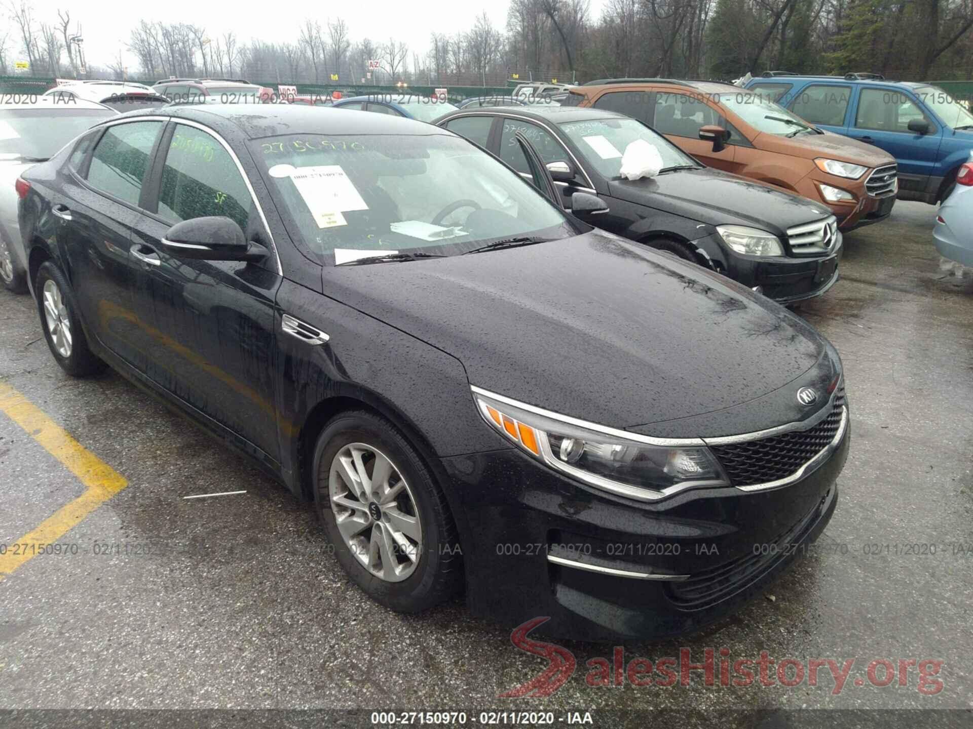 5XXGT4L39GG097114 2016 KIA OPTIMA