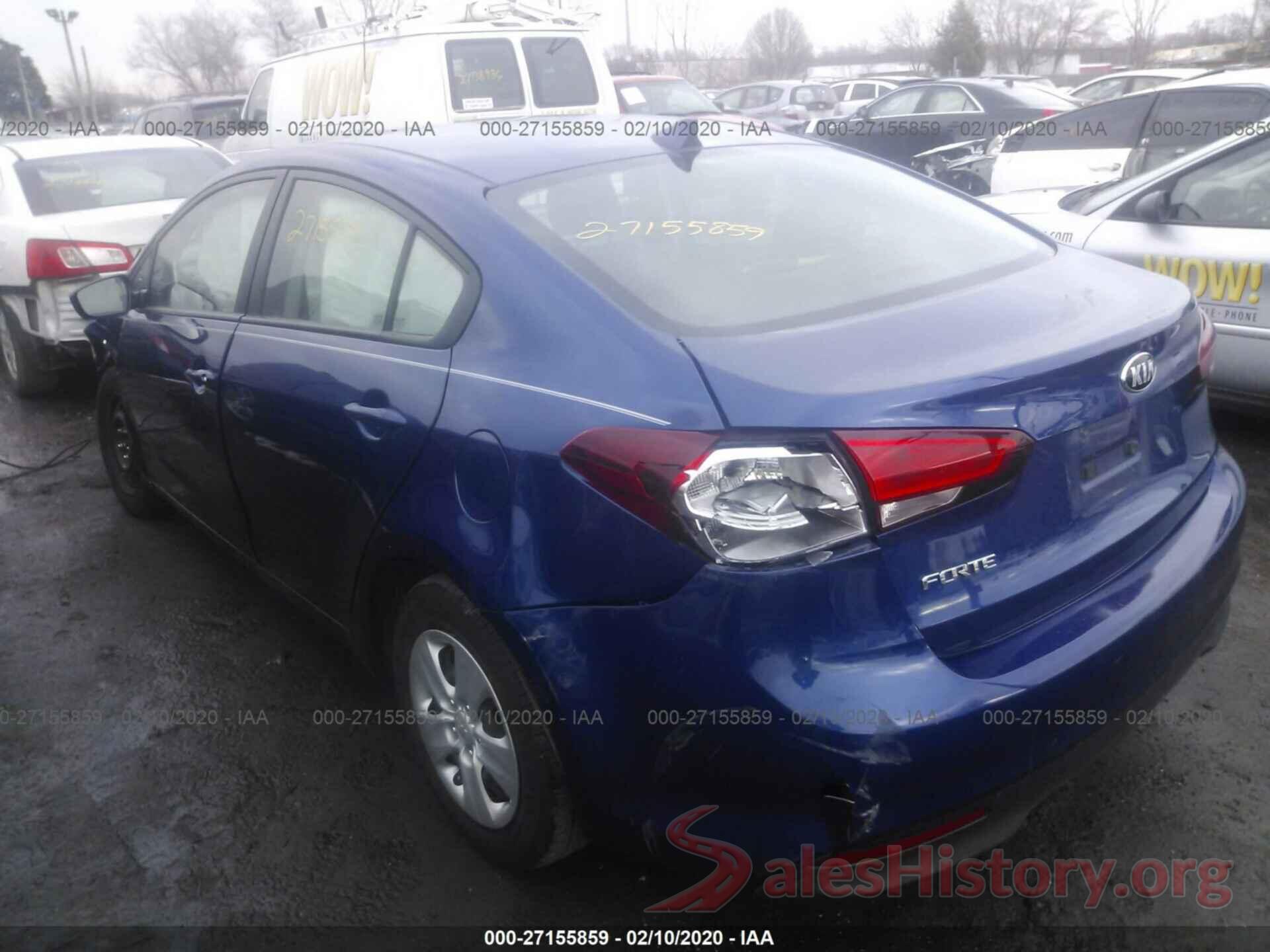 3KPFK4A77JE211275 2018 KIA FORTE