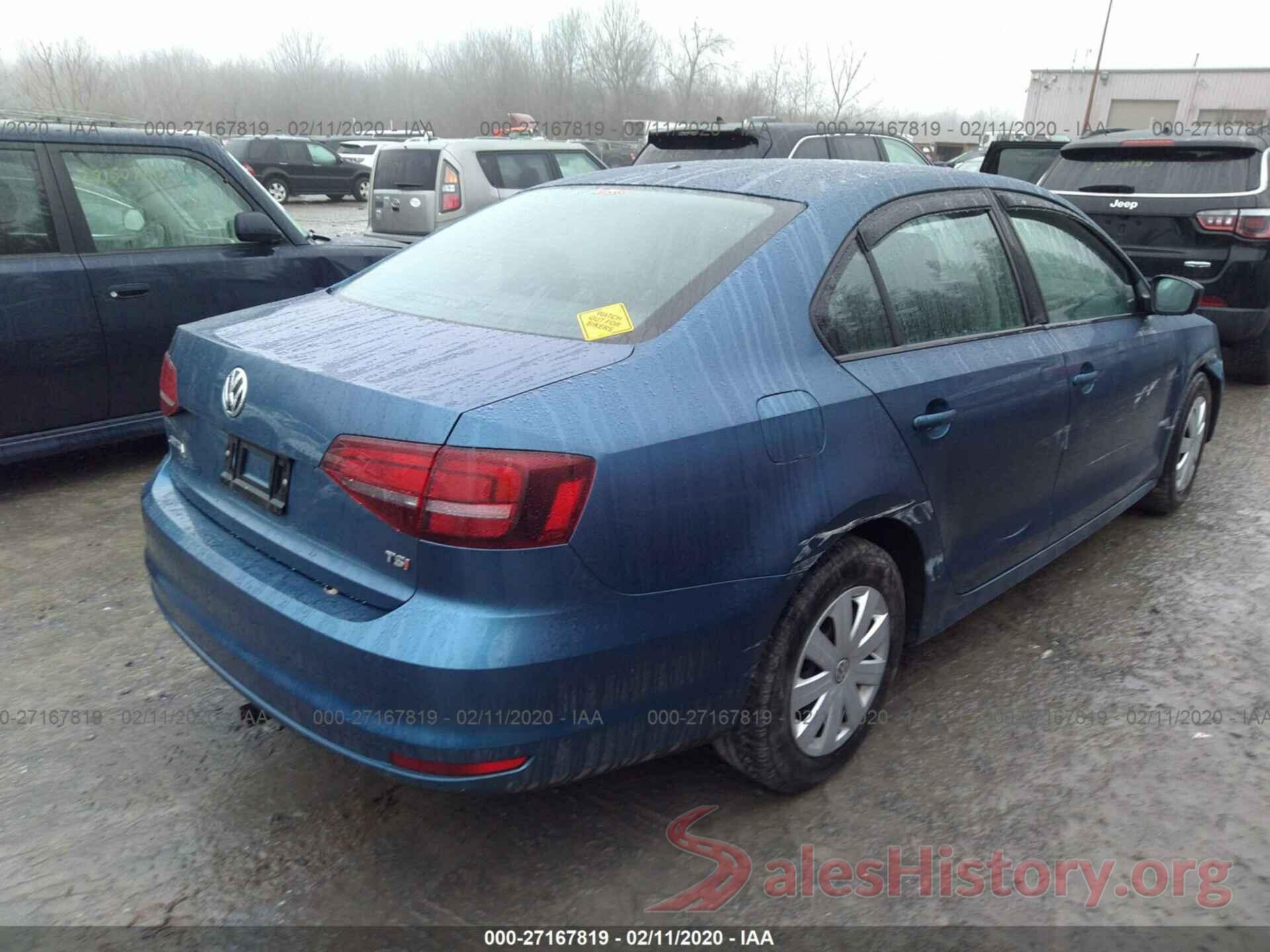 3VW167AJ6GM308524 2016 VOLKSWAGEN JETTA