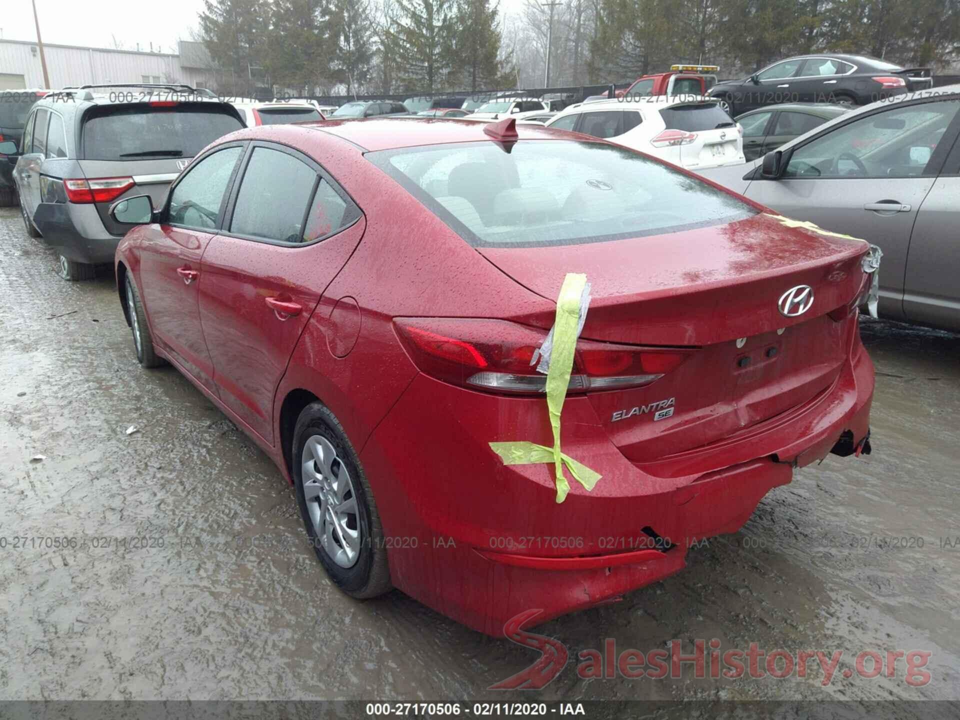 KMHD74LF9HU337397 2017 HYUNDAI ELANTRA