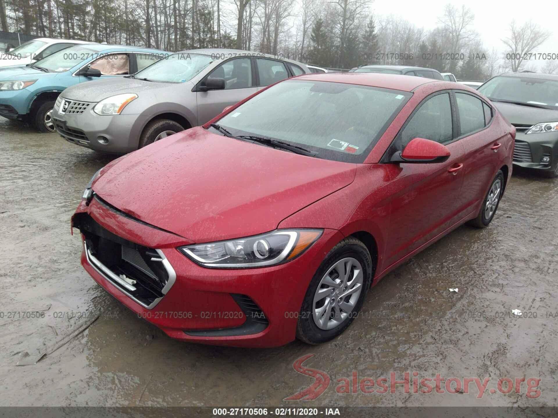 KMHD74LF9HU337397 2017 HYUNDAI ELANTRA