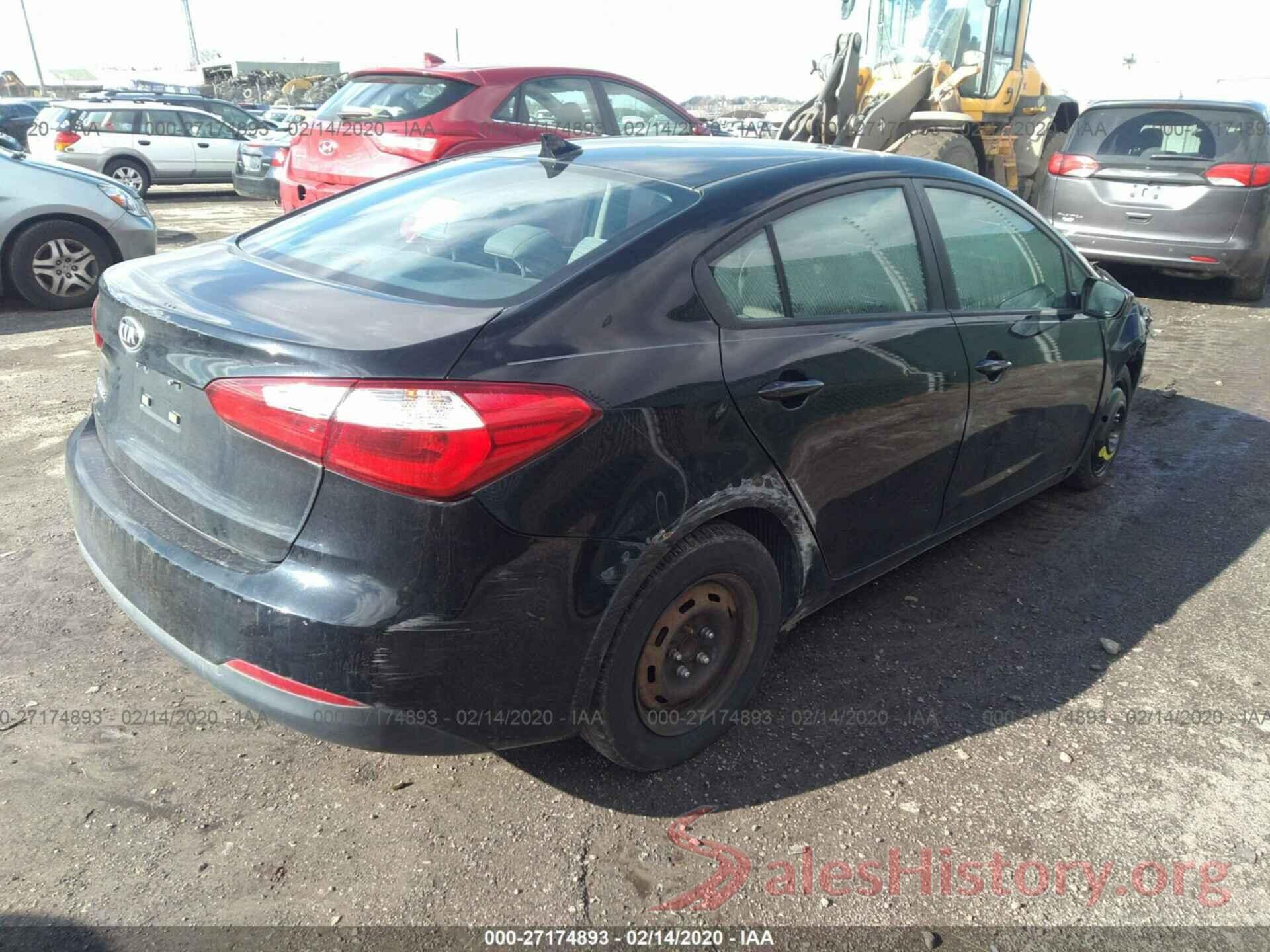 KNAFK4A69G5486669 2016 KIA FORTE