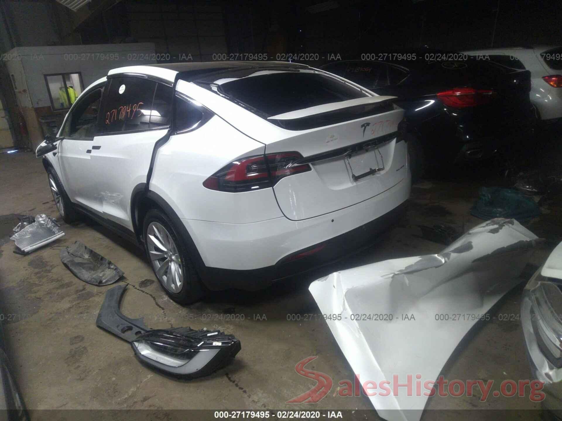 5YJXCBE21LF242202 2020 TESLA MODEL X