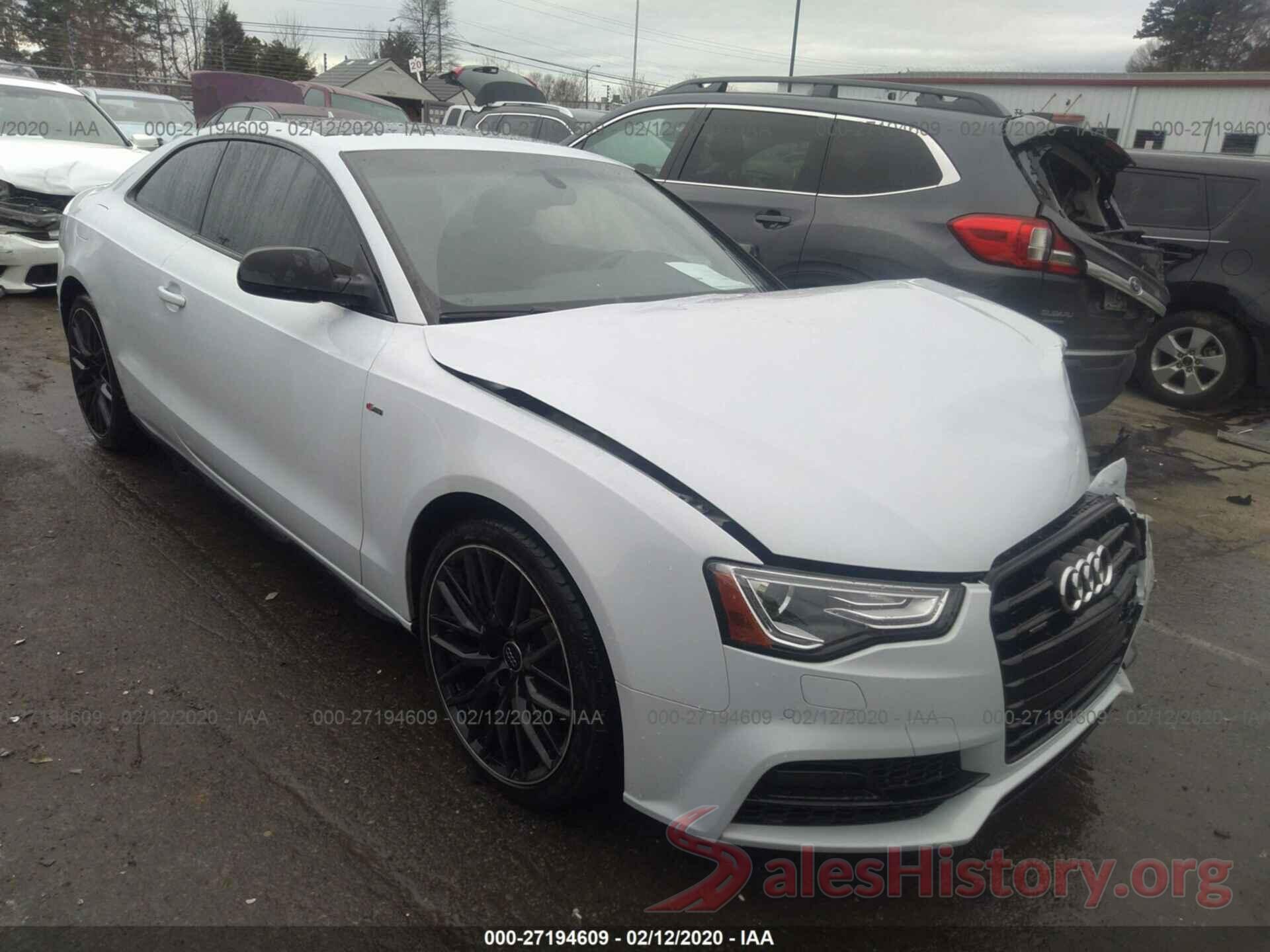 WAUM2AFR5GA026165 2016 AUDI A5