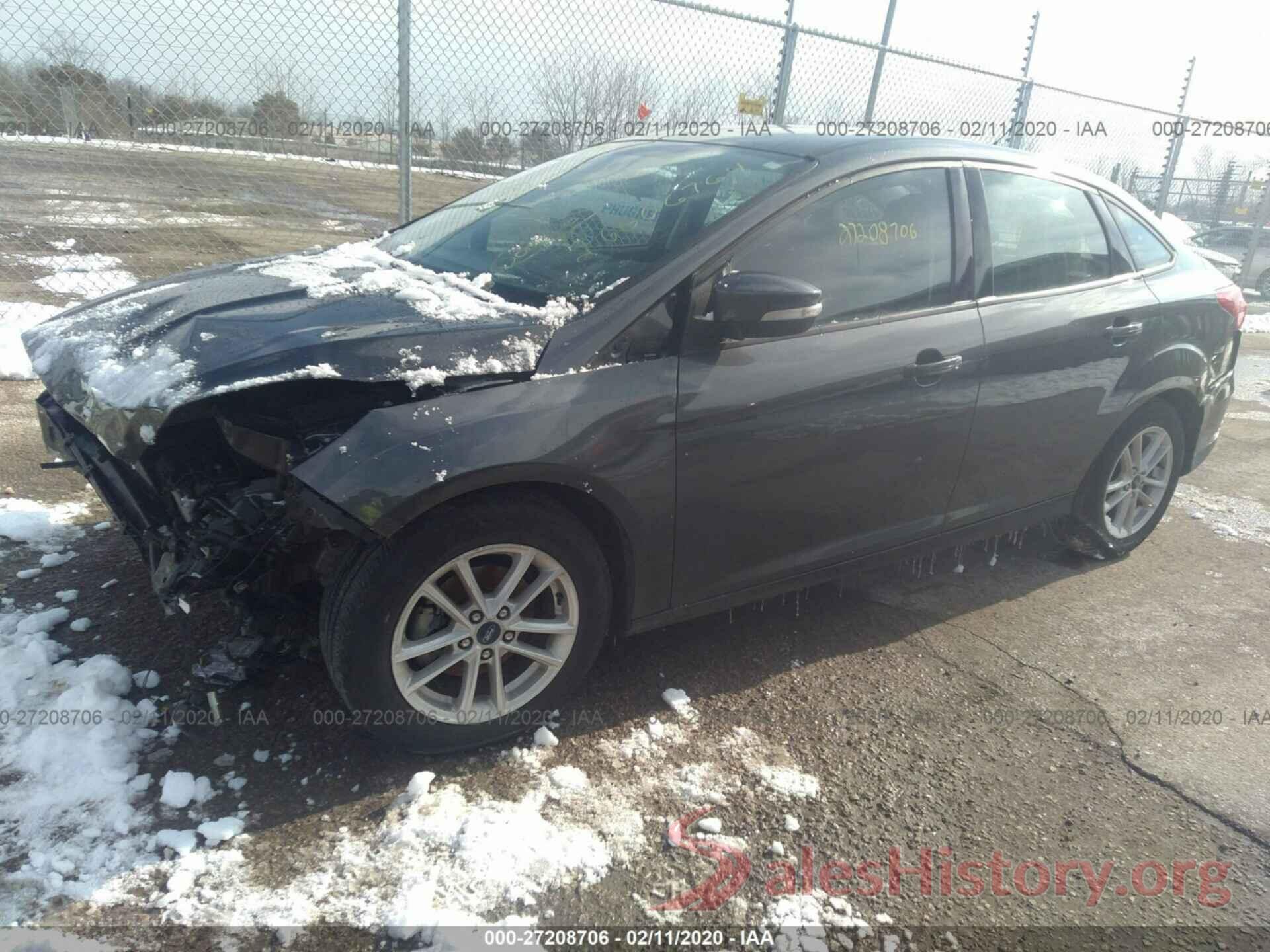 1FADP3F20HL336657 2017 FORD FOCUS