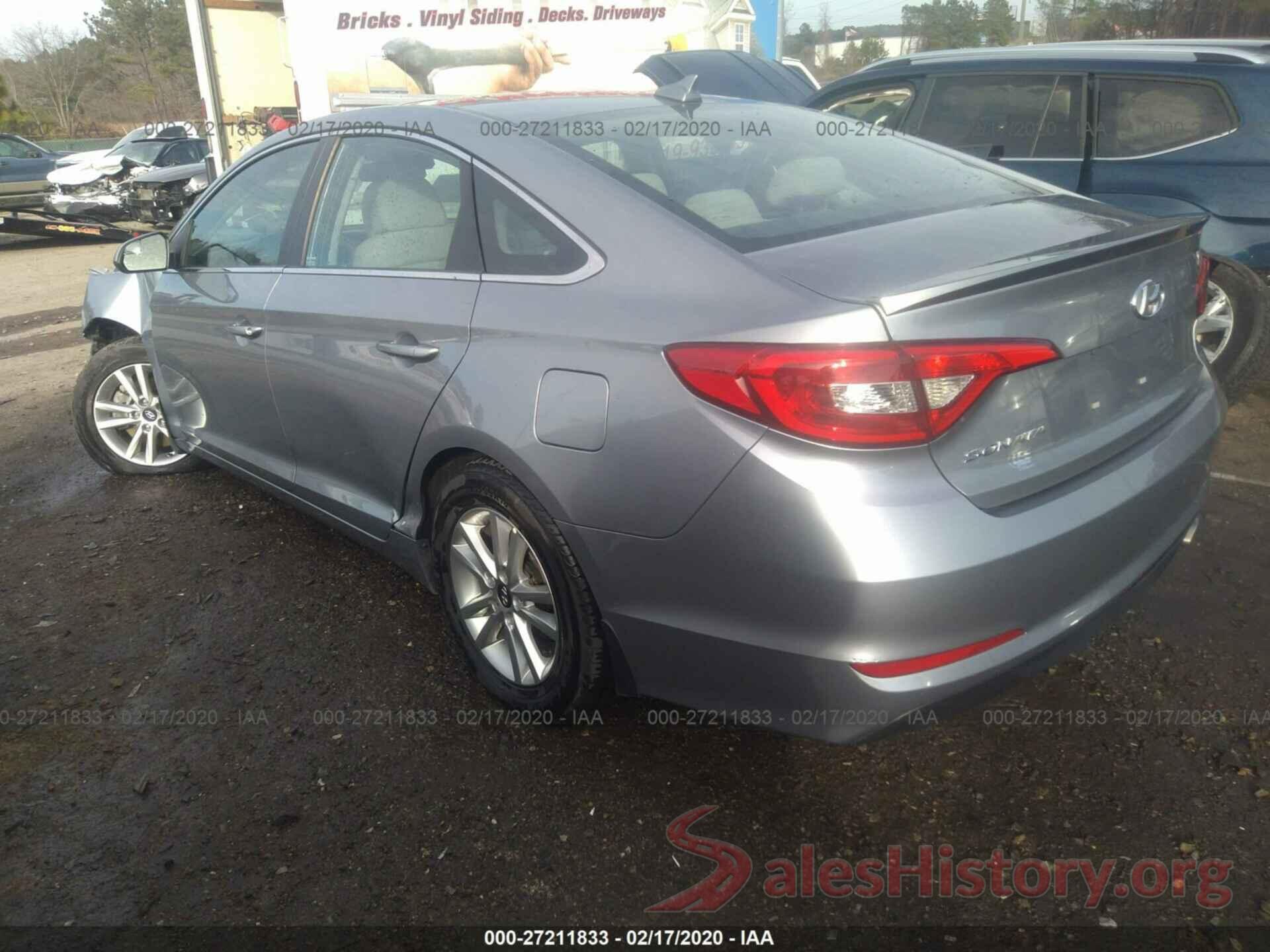 5NPE24AF4GH302916 2016 HYUNDAI SONATA