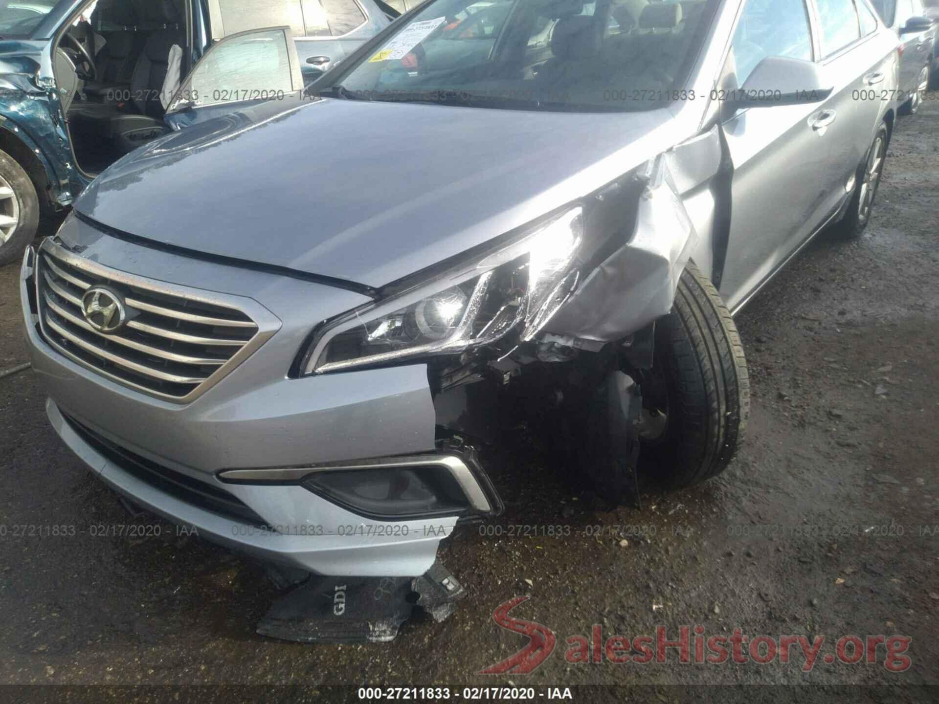 5NPE24AF4GH302916 2016 HYUNDAI SONATA