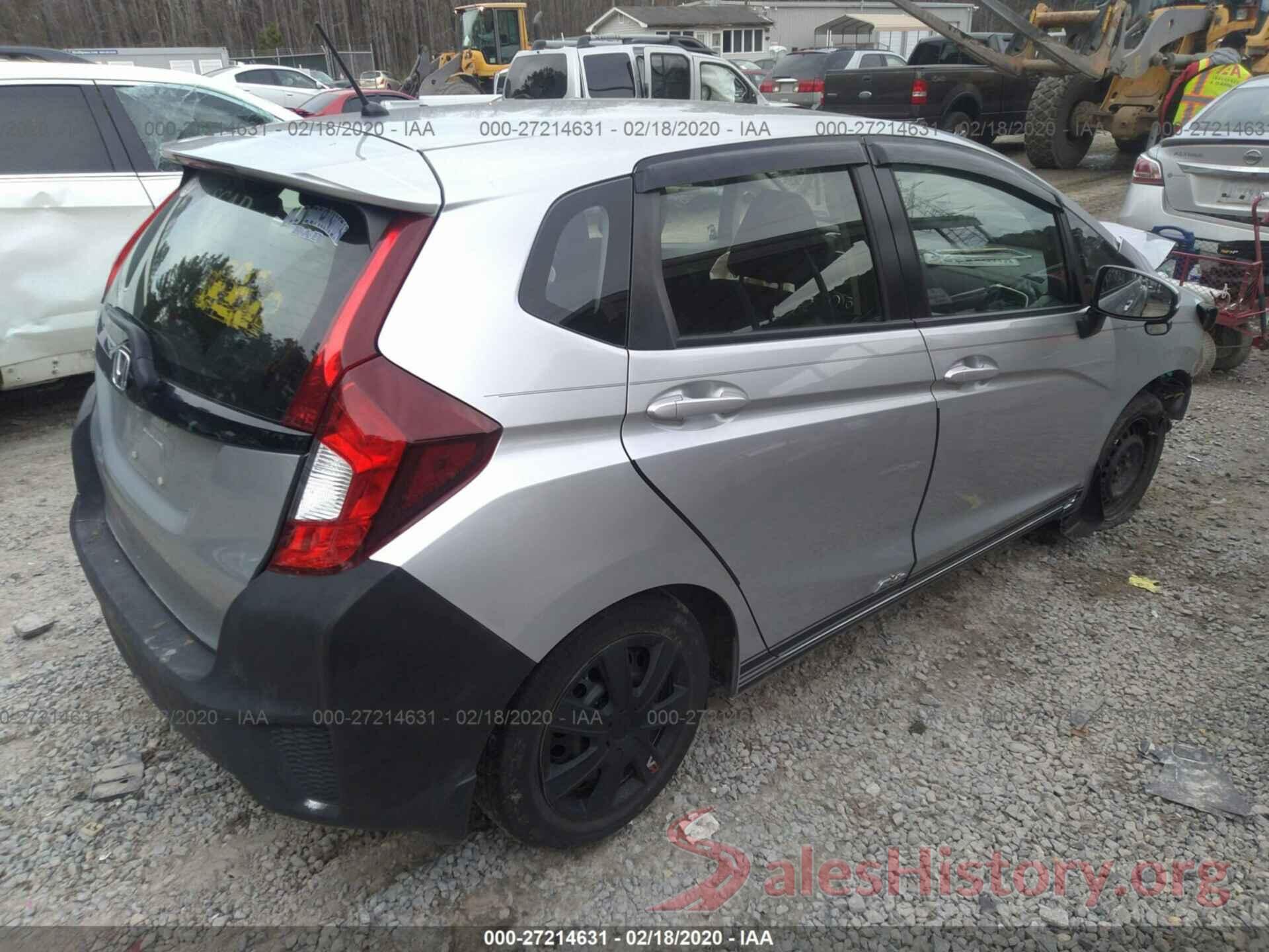 JHMGK5H54GX008348 2016 HONDA FIT