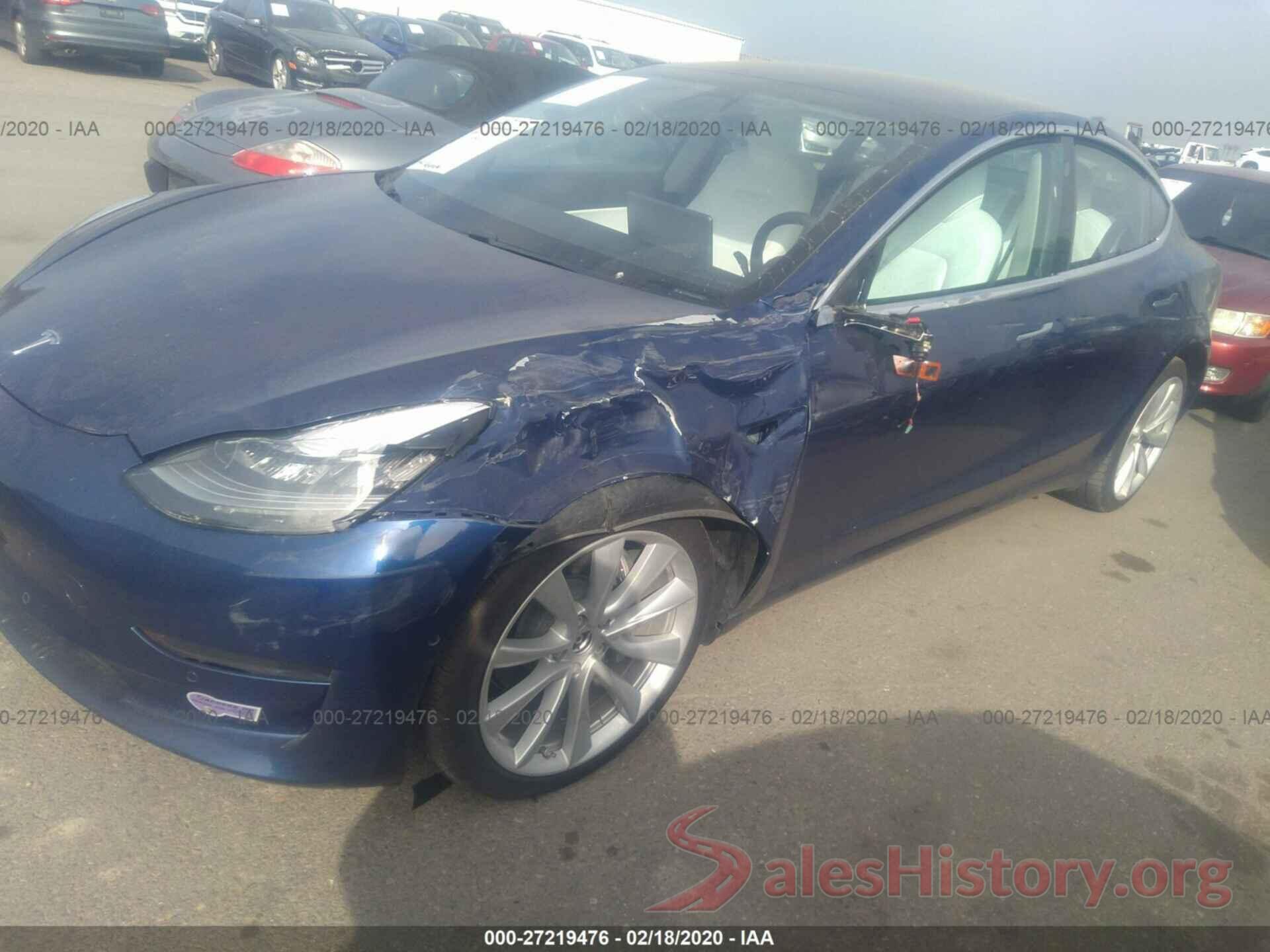 5YJ3E1EB3JF147673 2018 TESLA MODEL 3