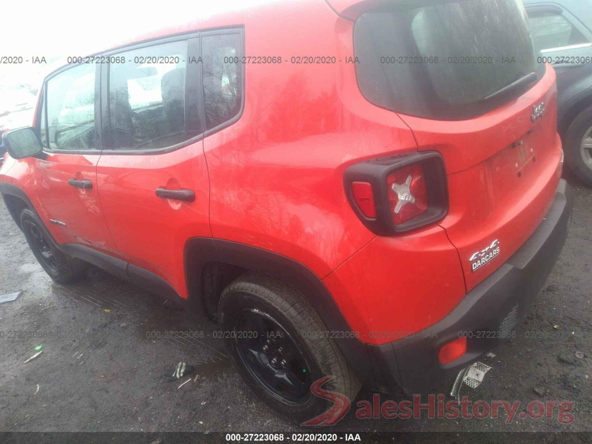 ZACCJBAW3GPE38203 2016 JEEP RENEGADE