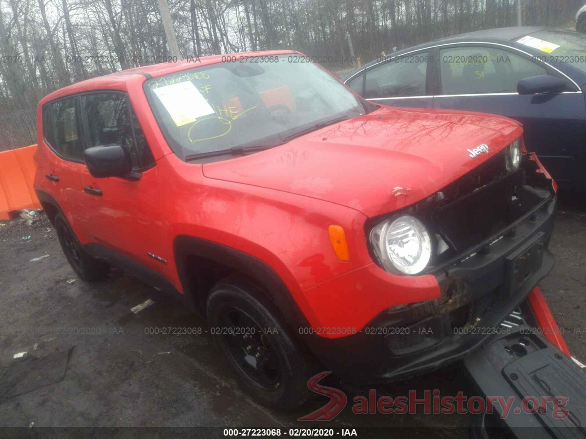 ZACCJBAW3GPE38203 2016 JEEP RENEGADE