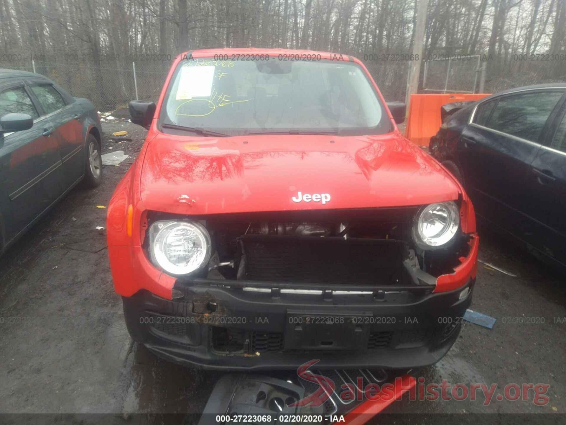 ZACCJBAW3GPE38203 2016 JEEP RENEGADE