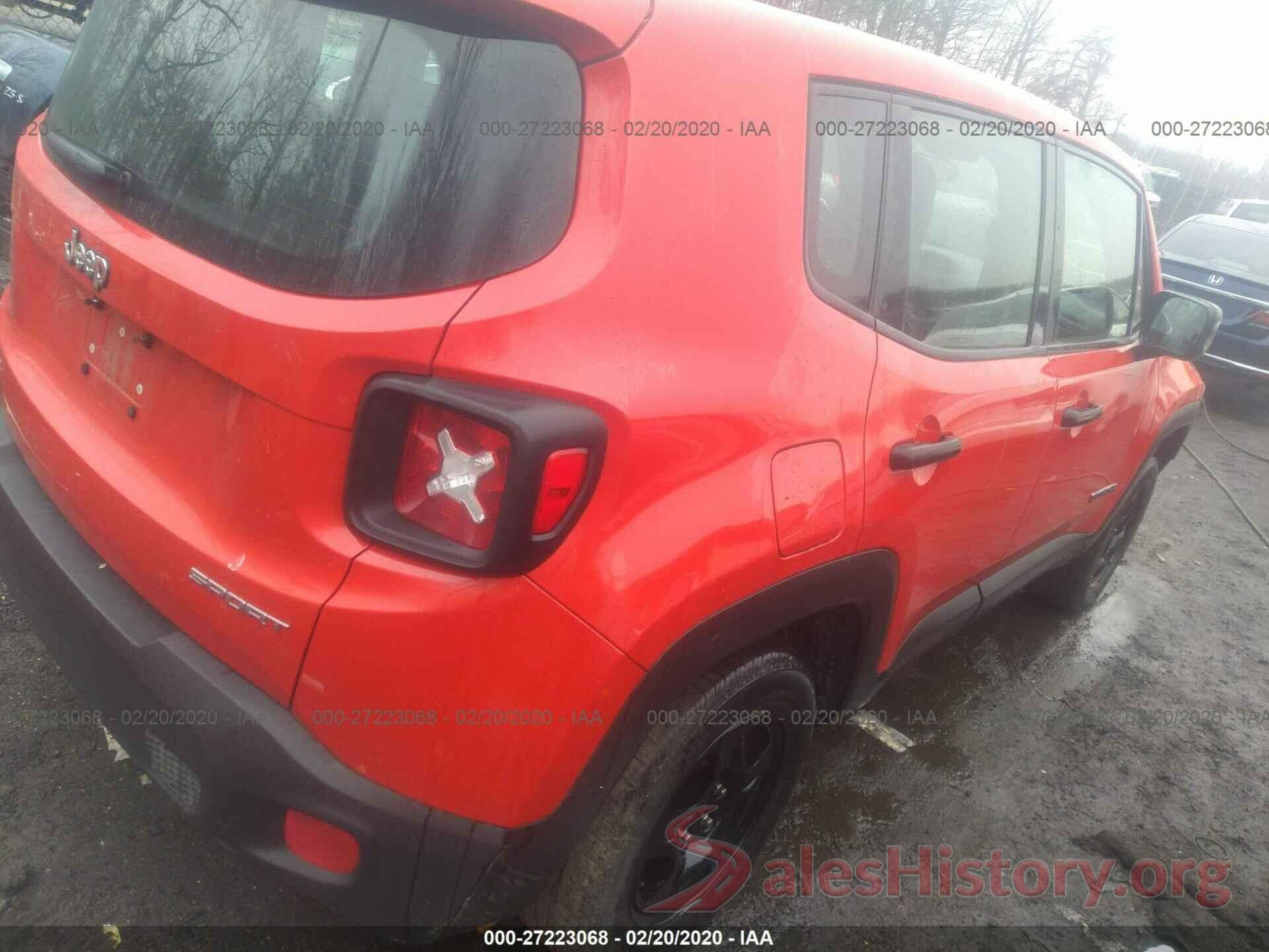 ZACCJBAW3GPE38203 2016 JEEP RENEGADE